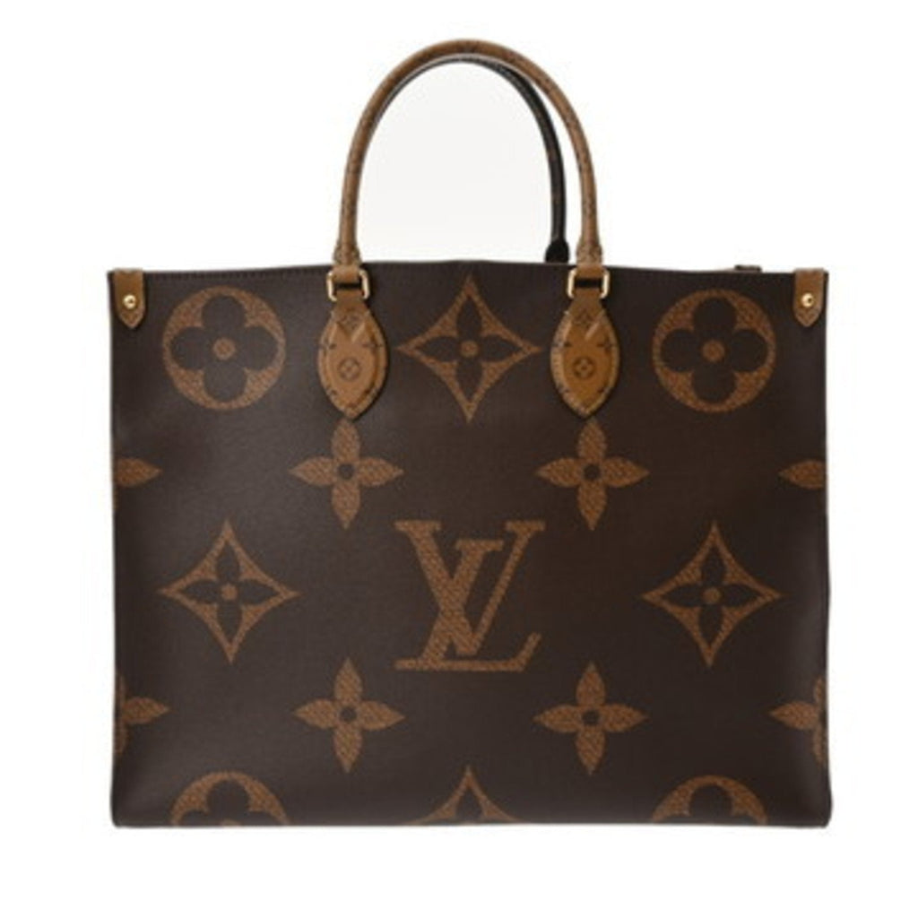 Louis Vuitton Brown Monogram Canvas Handbag (Pre-Owned)