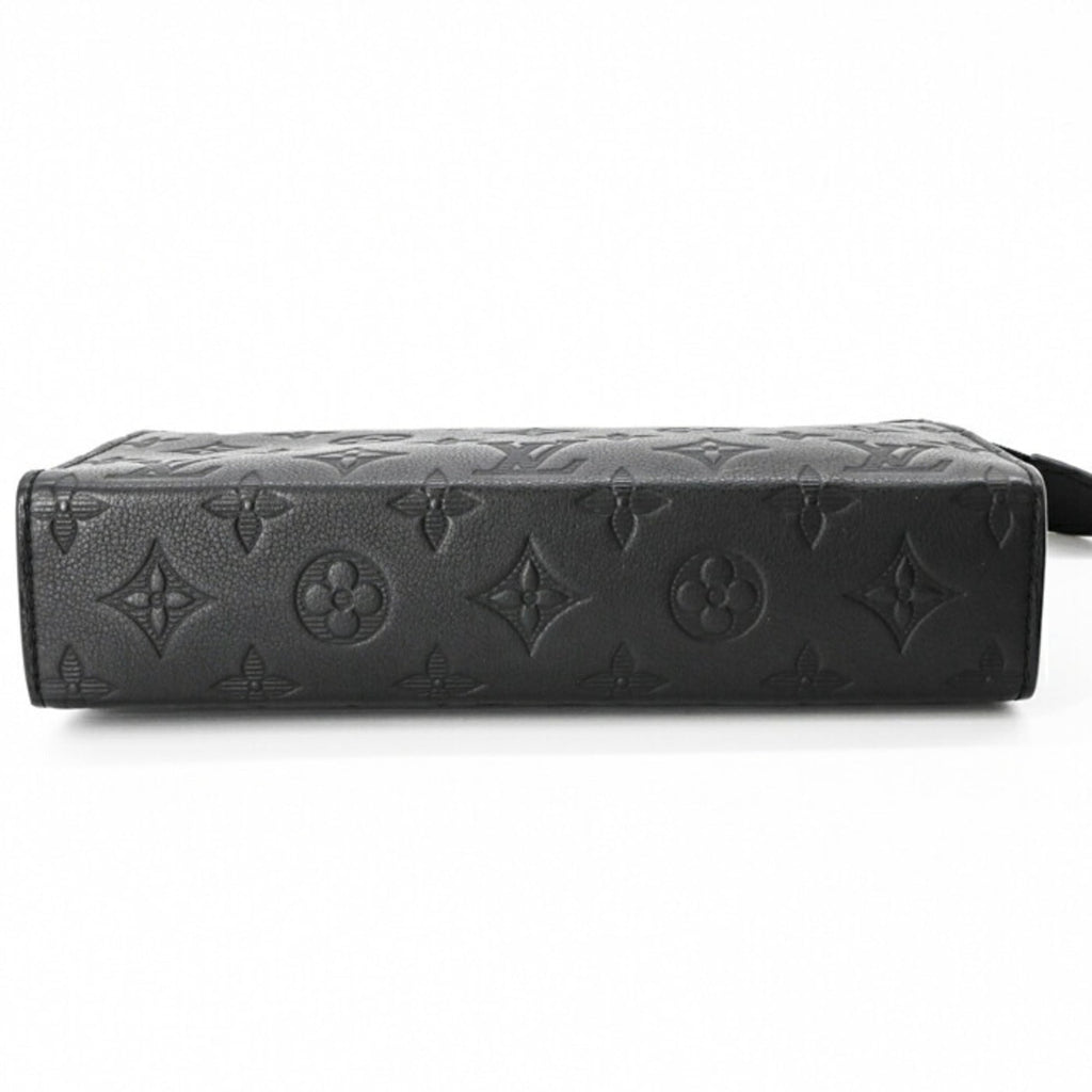Louis Vuitton Black Monogram Shadow Shoulder Bag (Pre-Owned)