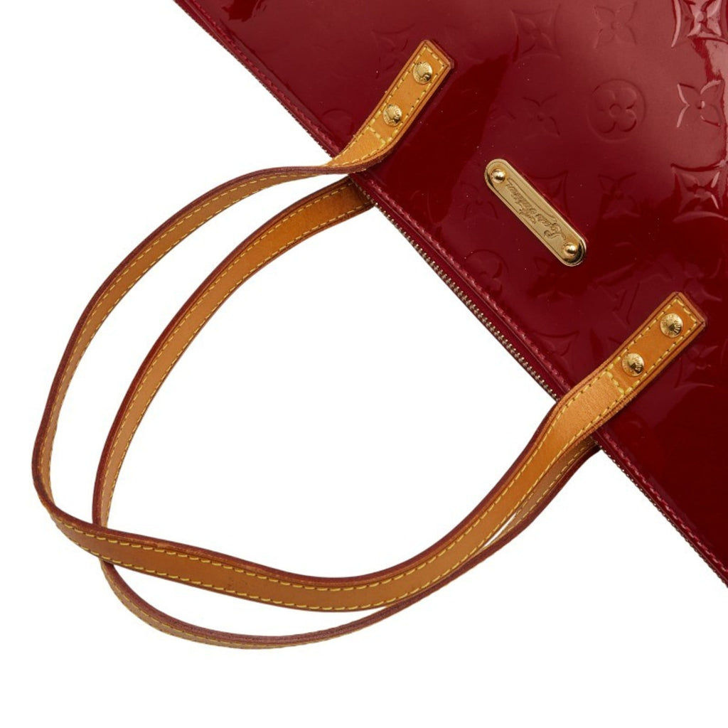 Louis Vuitton Pomme D'amour Red Color Patent Leather Handbag Tote Bag (Pre-Owned)