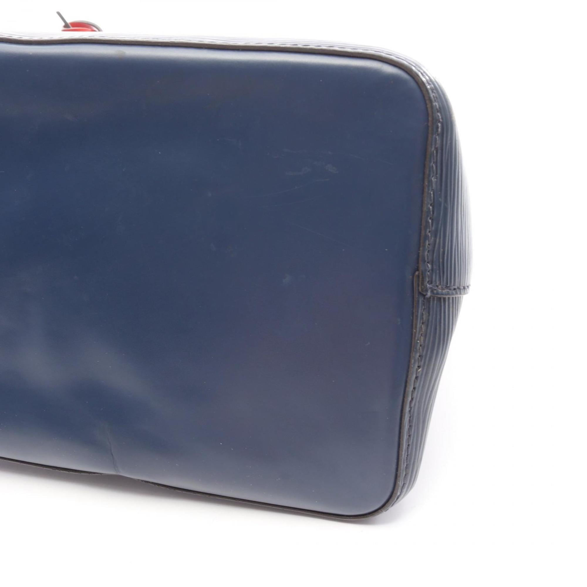 Louis Vuitton Indigo Navy Red Color Epi Leather Handbag (Pre-Owned)