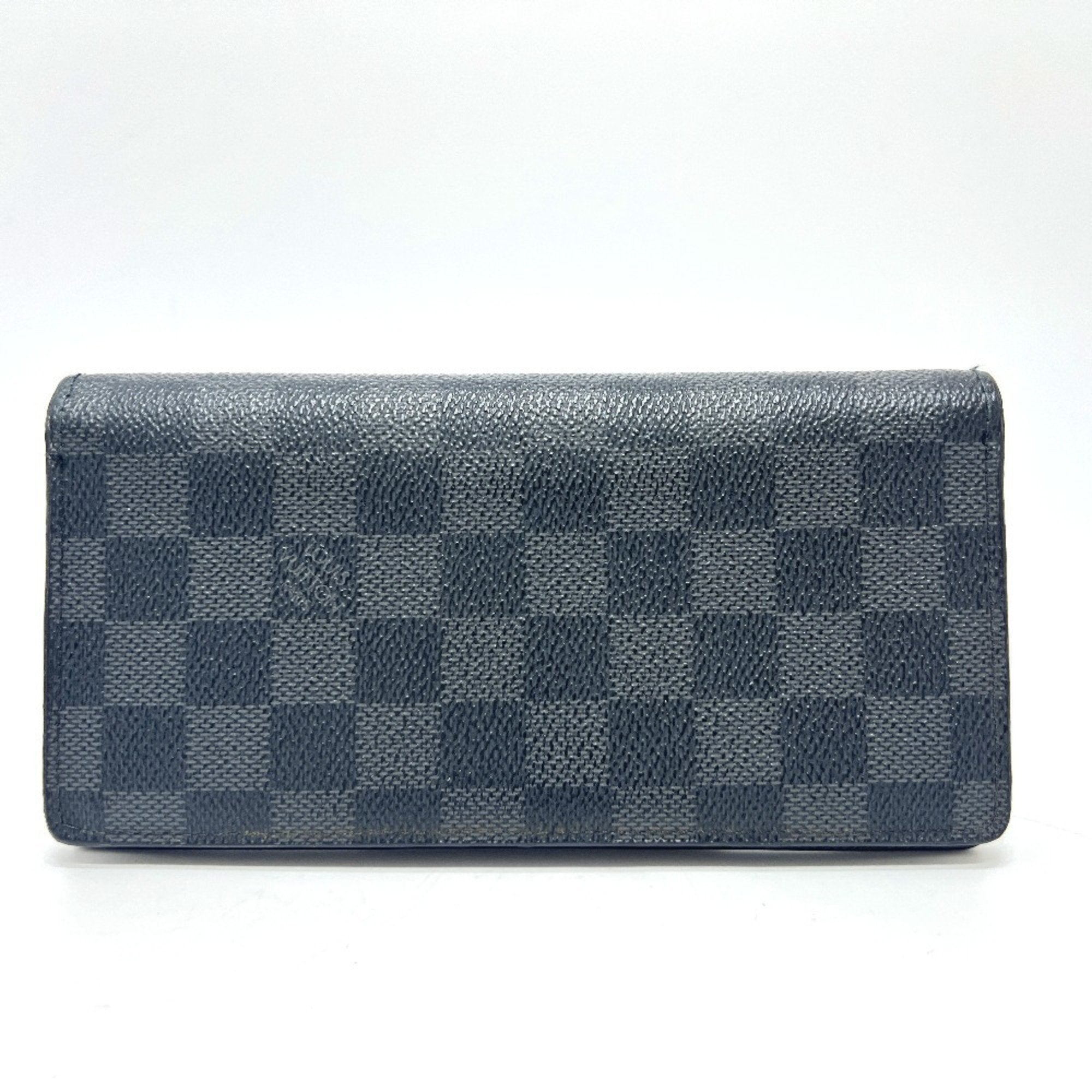 Louis Vuitton Black Damier Graphite Coin Purse/Coin Case (Pre-Owned)