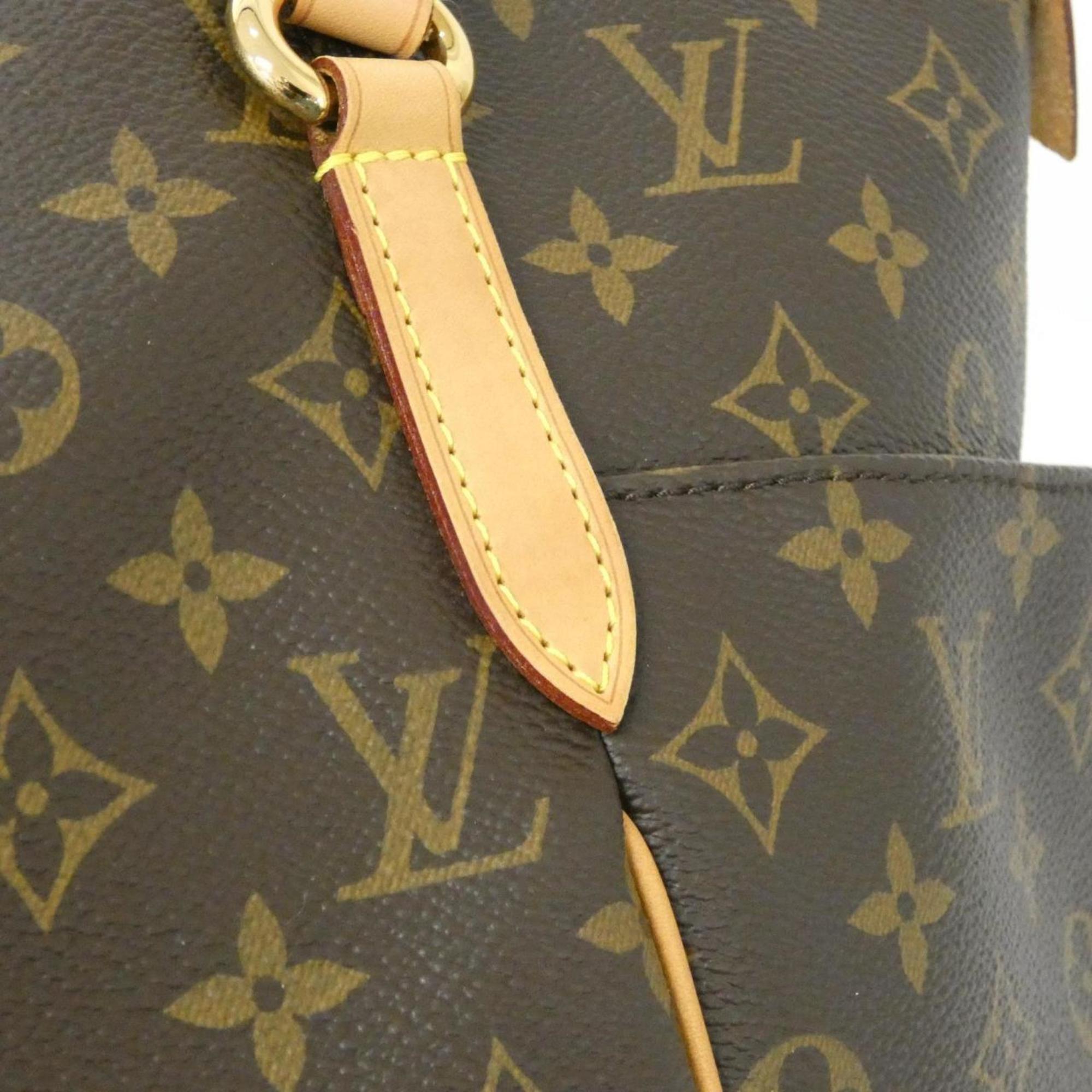 Louis Vuitton Marron Coated Canvas Handbag (Pre-Owned)