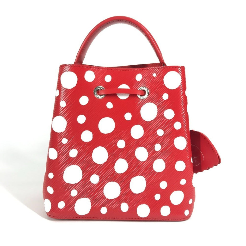 Louis Vuitton Red Color White Epi Leather Handbag Shoulder Bag (Pre-Owned)