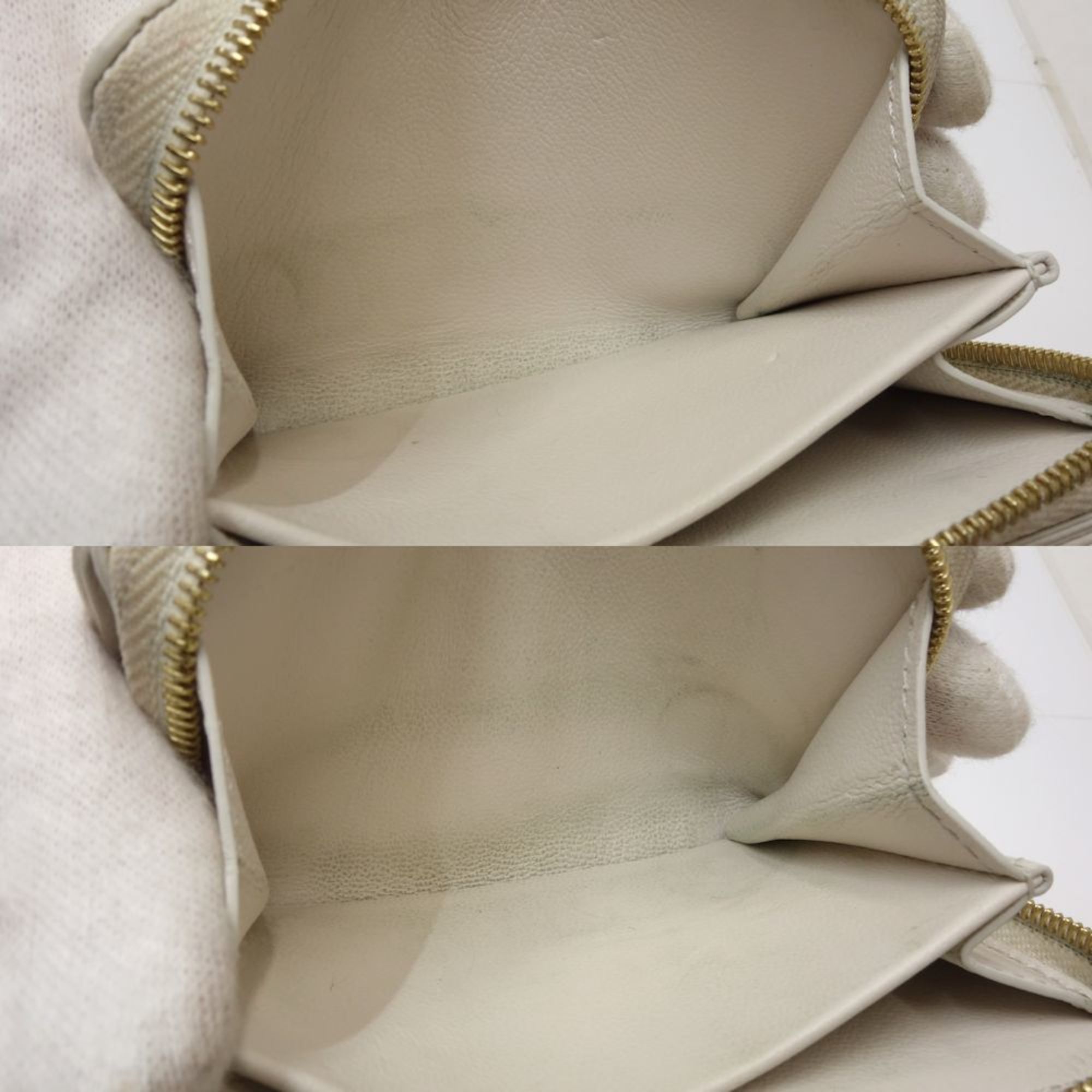 Louis Vuitton Beige Pink Leather Wallet (Bi-Fold) (Pre-Owned)