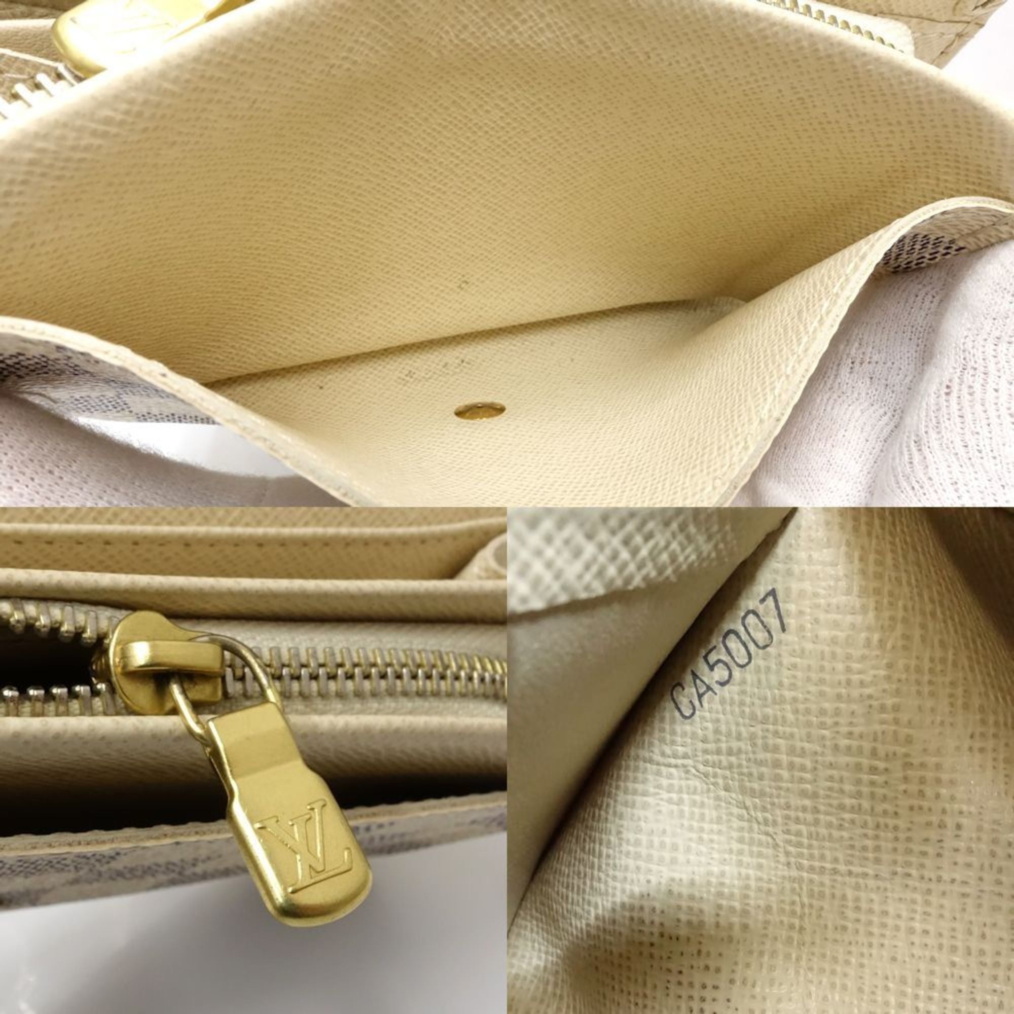 Louis Vuitton Damier Azur Azur Damier Azur Wallet (Bi-Fold) (Pre-Owned)