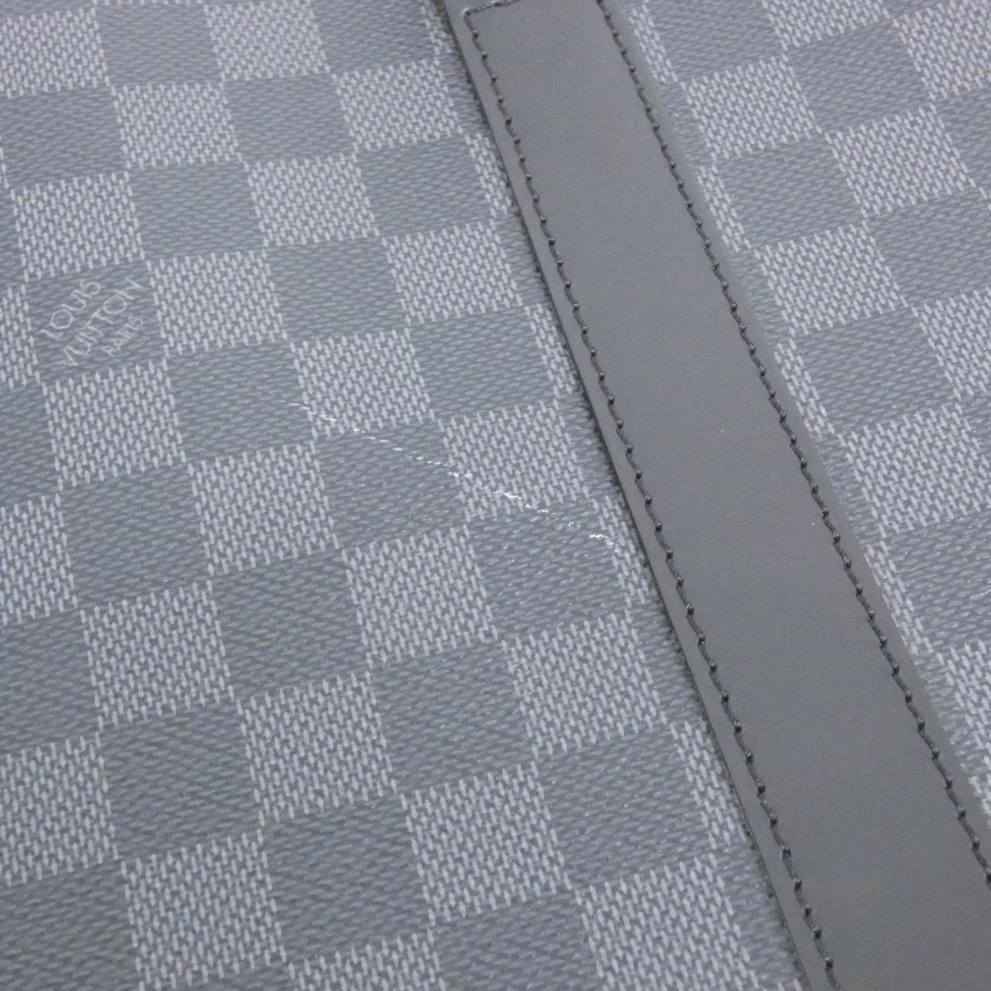Louis Vuitton Dark Gray Graphite Coated Canvas Handbag (Pre-Owned)
