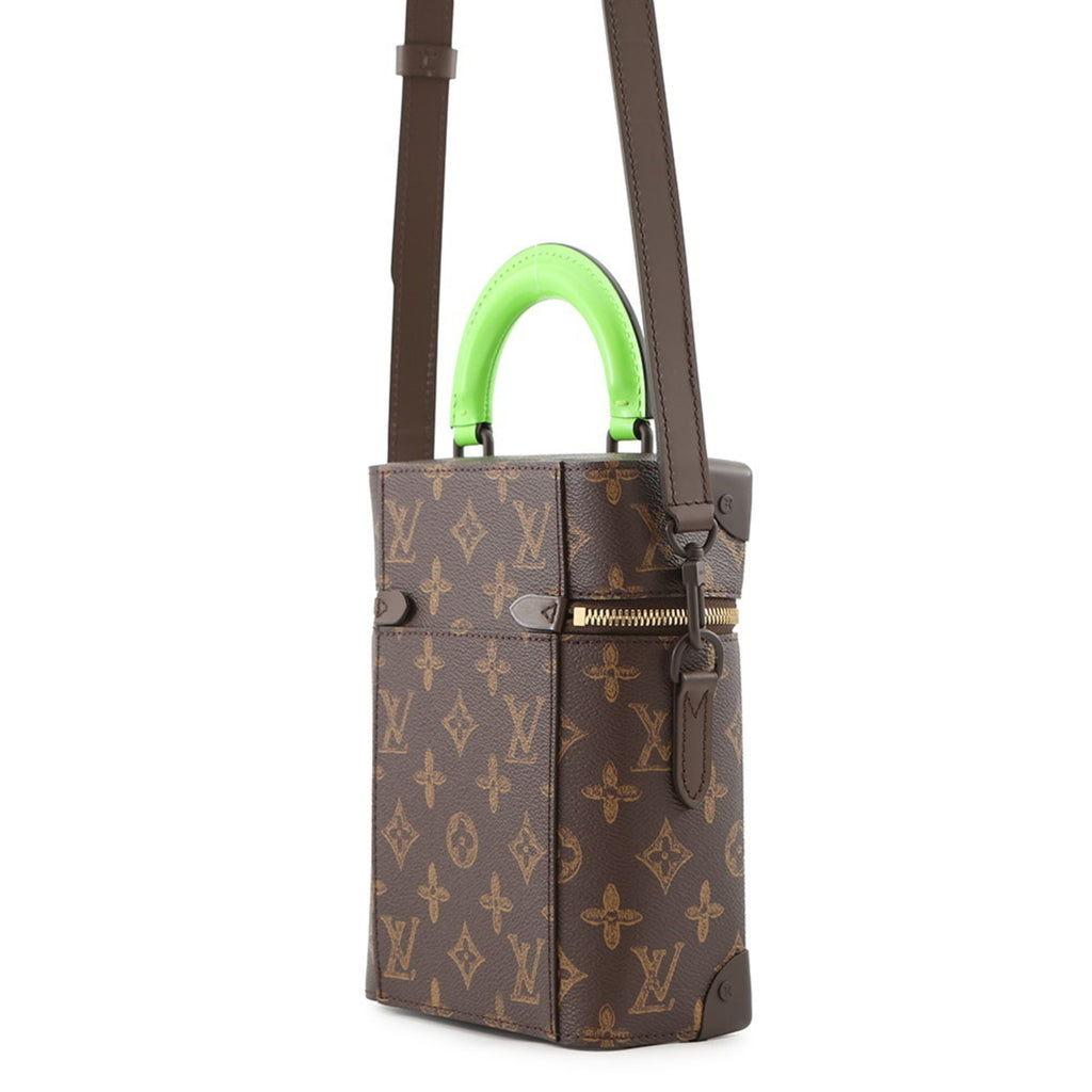 Louis Vuitton Green Monogram Handbag Shoulder Bag (Pre-Owned)