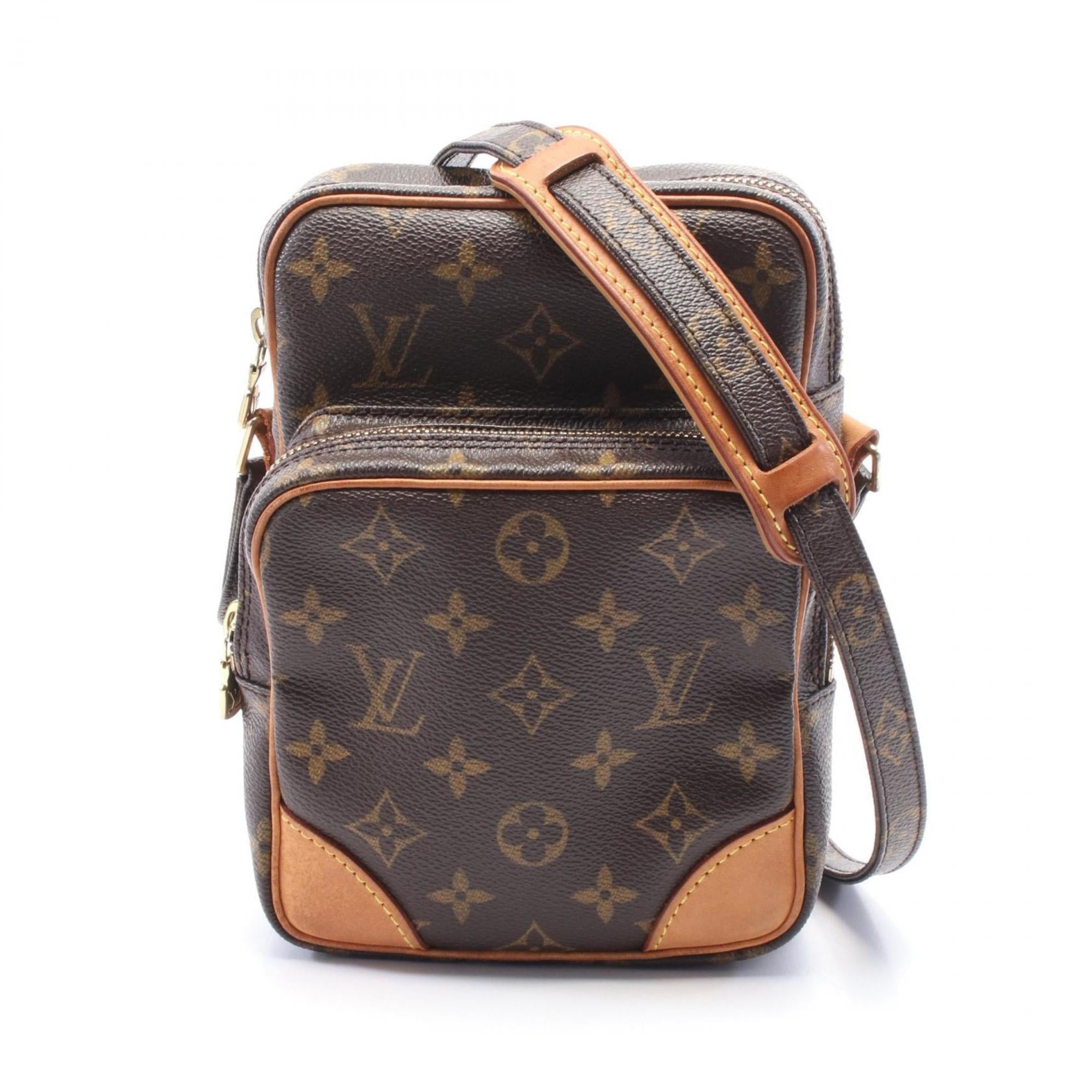 Louis Vuitton Brown Monogram Pvc Coated Canvas Leather Shoulder Bag (Pre-Owned)