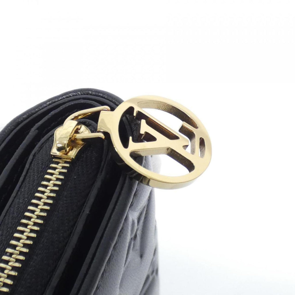 Louis Vuitton Black Leather Coin Purse/Coin Case (Pre-Owned)