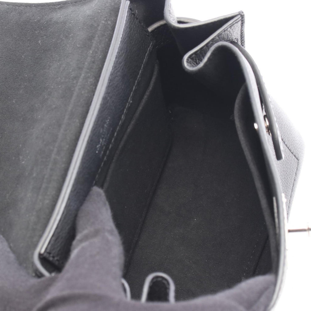 Louis Vuitton Black Noir Leather Handbag (Pre-Owned)