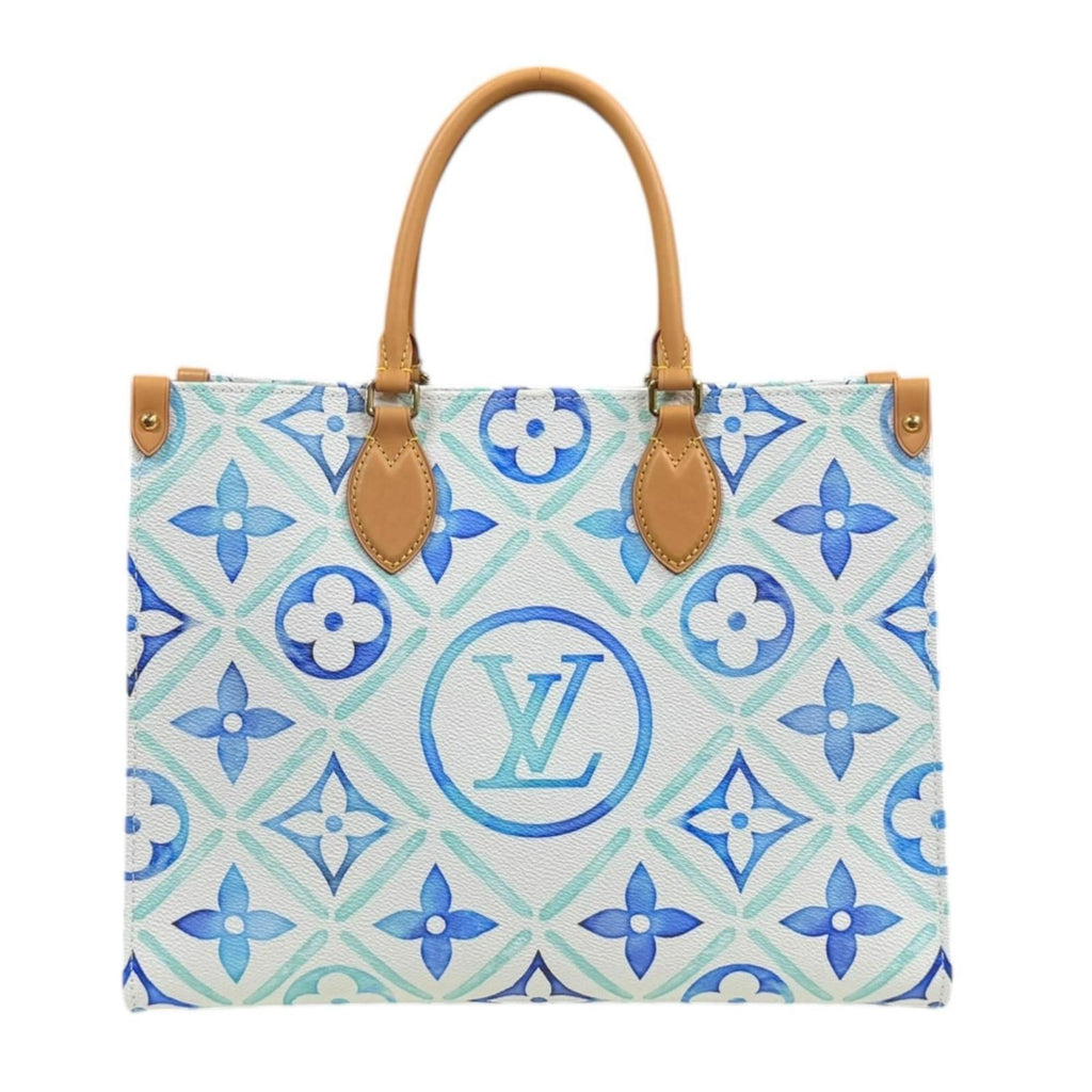 Louis Vuitton Blue White Pvc Shoulder Bag (Pre-Owned)