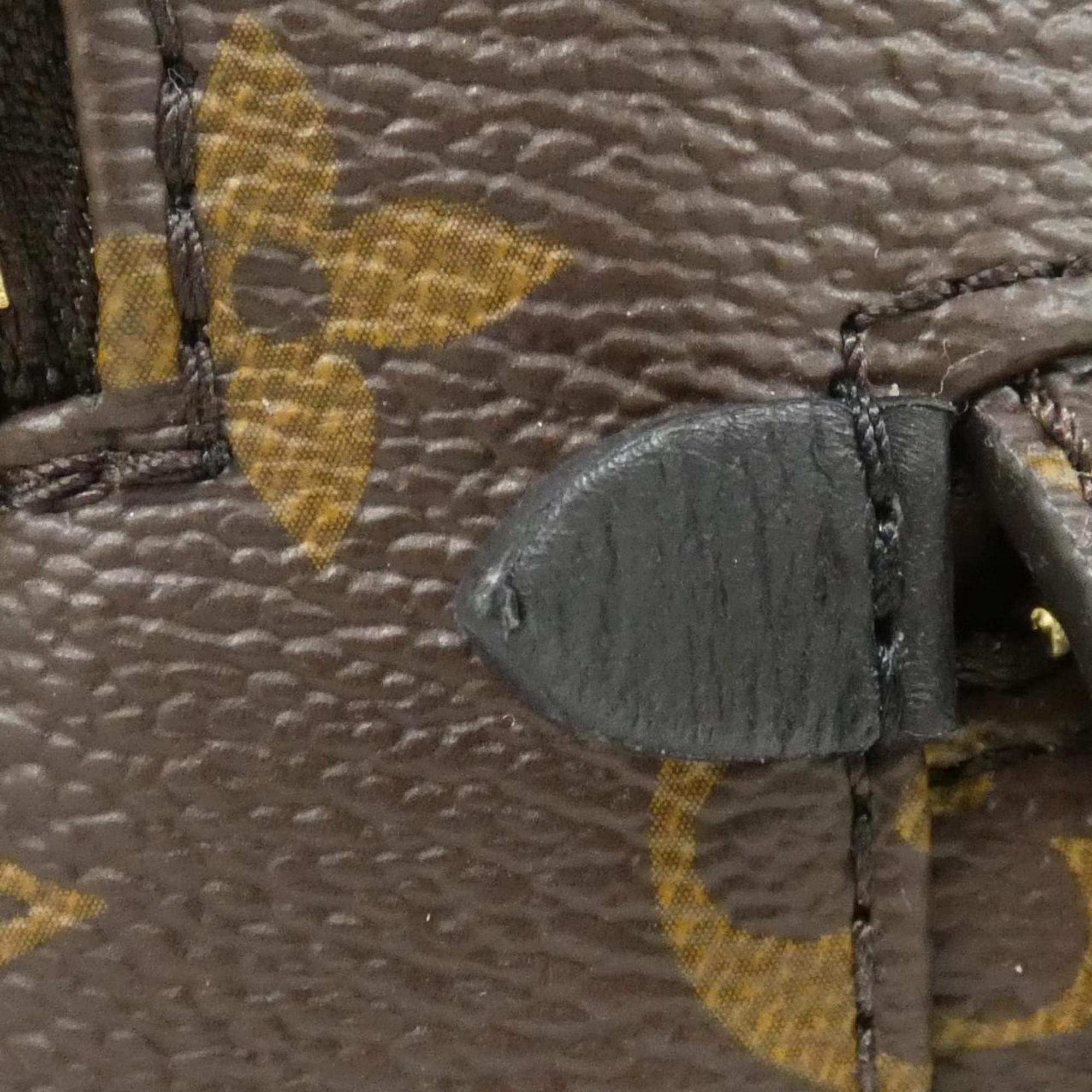 Louis Vuitton Marron Coated Canvas Backpack (Pre-Owned)