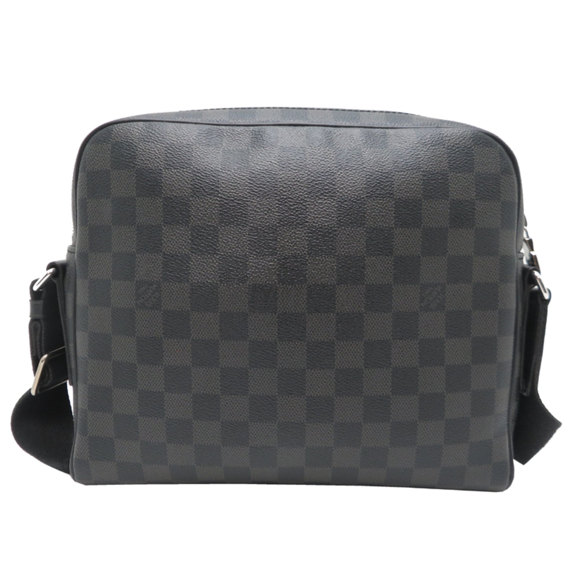 Louis Vuitton Black Damier Graphite Shoulder Bag (Pre-Owned)