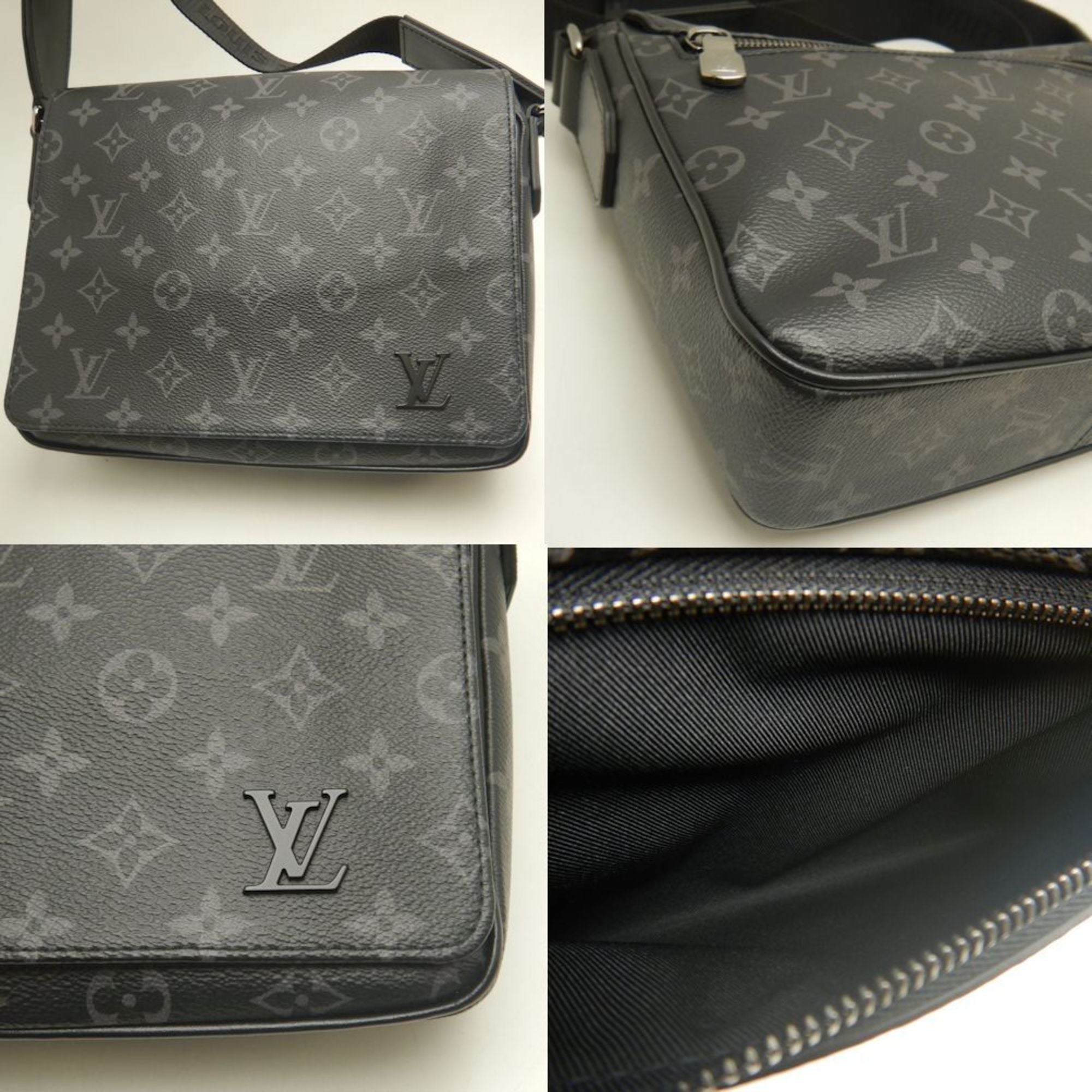 Louis Vuitton Black Monogram Eclipse Noir Monogram Eclipse Shoulder Bag (Pre-Owned)