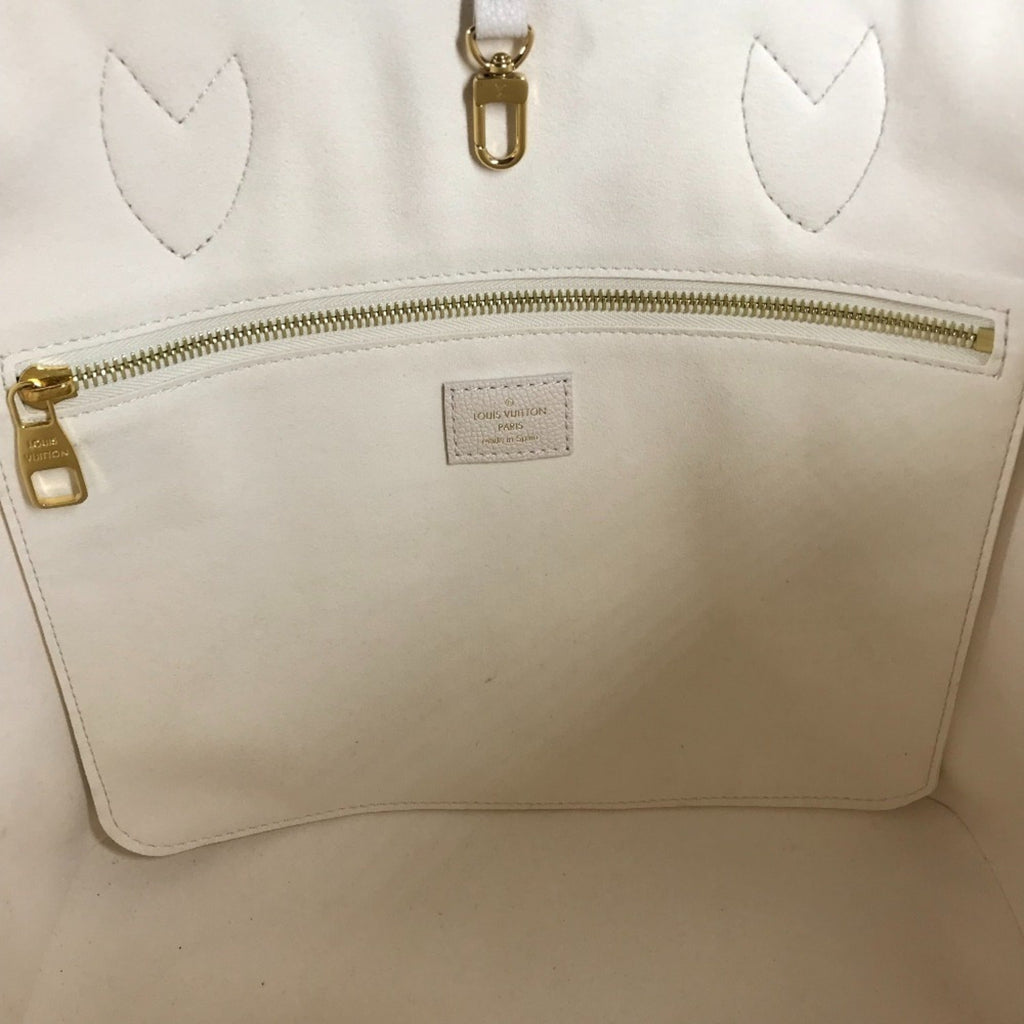 Louis Vuitton Beige Monogram Empreinte Pouch Shoulder Bag Tote Bag (Pre-Owned)