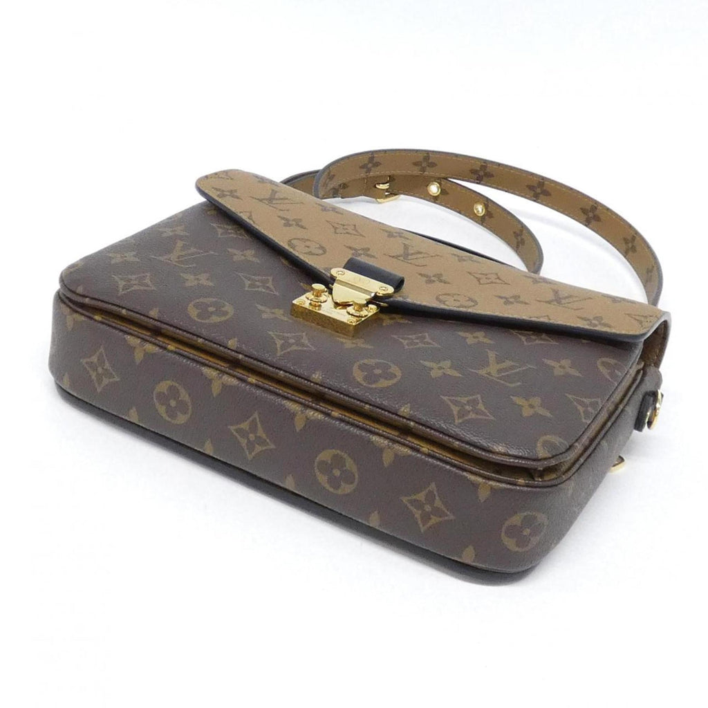 Louis Vuitton Marron Coated Canvas Handbag Pochette (Pre-Owned)