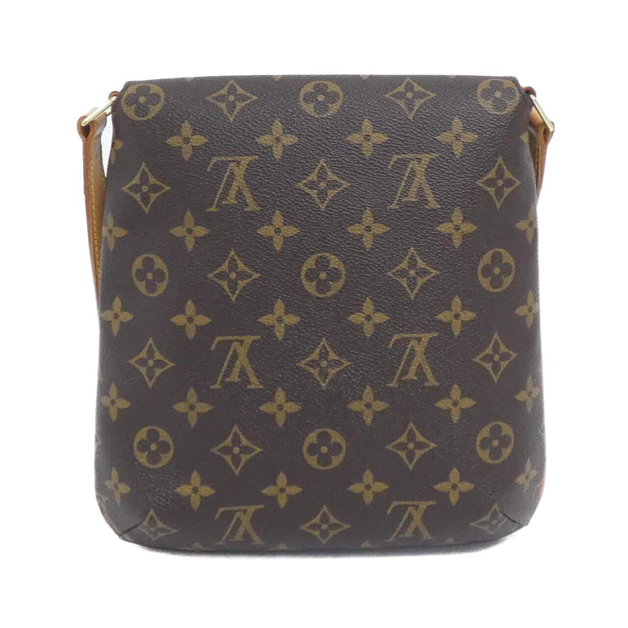 Louis Vuitton Monogram Marron Coated Canvas Shoulder Bag (Pre-Owned)