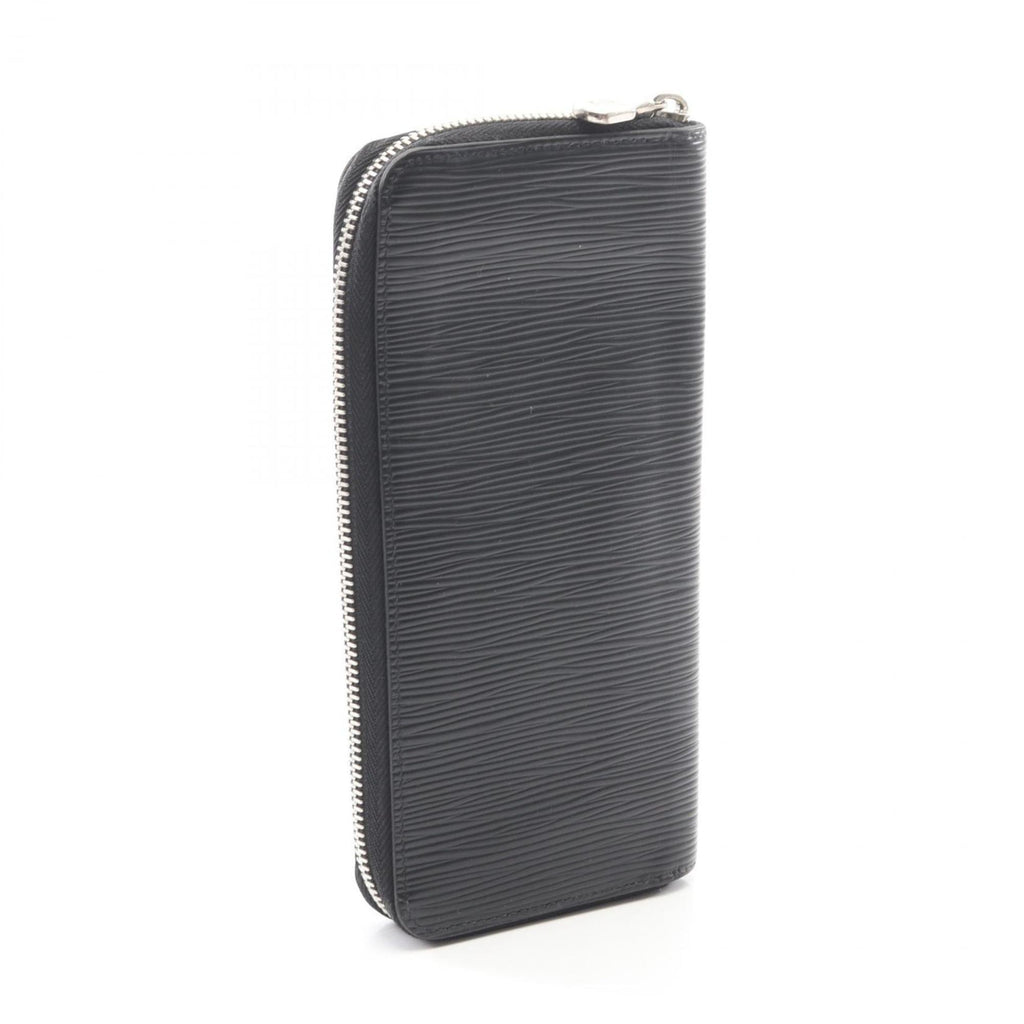 Louis Vuitton Black Noir Epi Leather Long Wallet (Bi-Fold) (Pre-Owned)