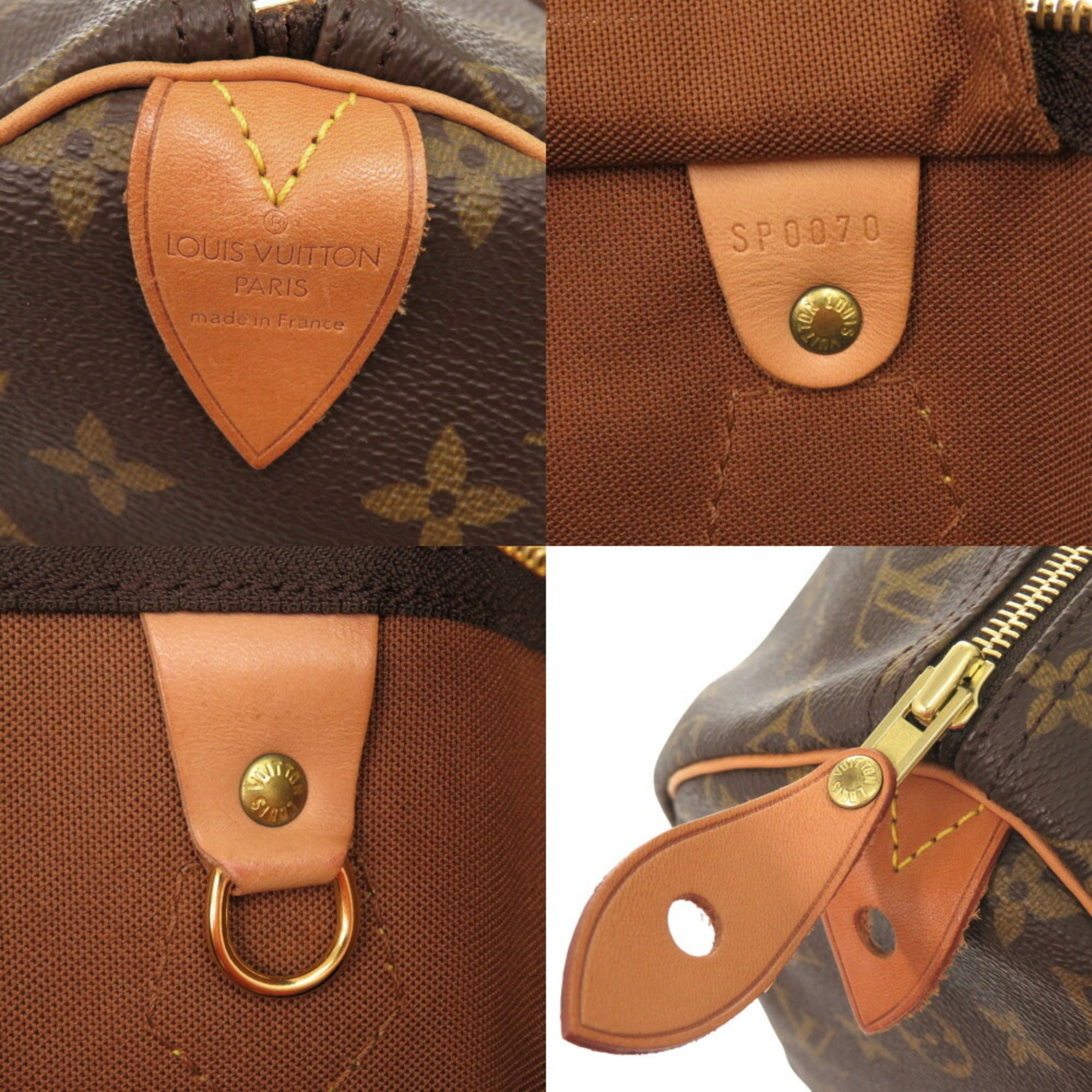 Louis Vuitton Brown Monogram Monogram Boston Bag Handbag (Pre-Owned)