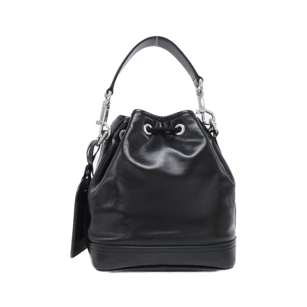 Louis Vuitton Black Leather Shoulder Bag (Pre-Owned)