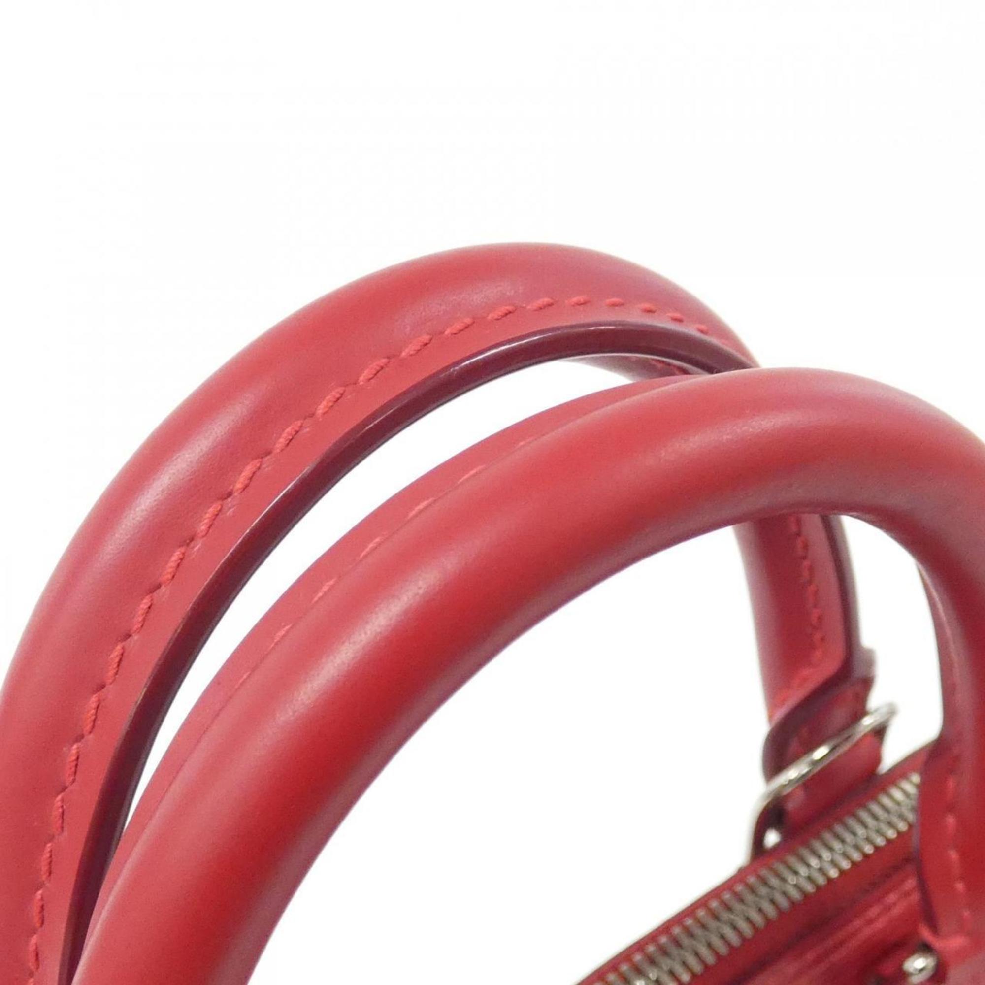 Louis Vuitton Coquelicots Red Color Leather Handbag (Pre-Owned)