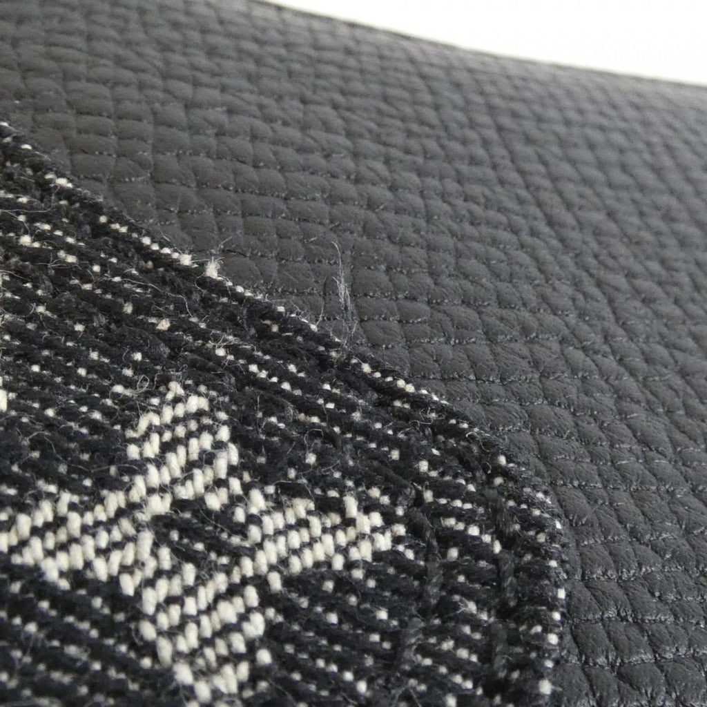 Louis Vuitton Black Monogram Monogram Monogram Denim Leather Shoulder Bag (Pre-Owned)