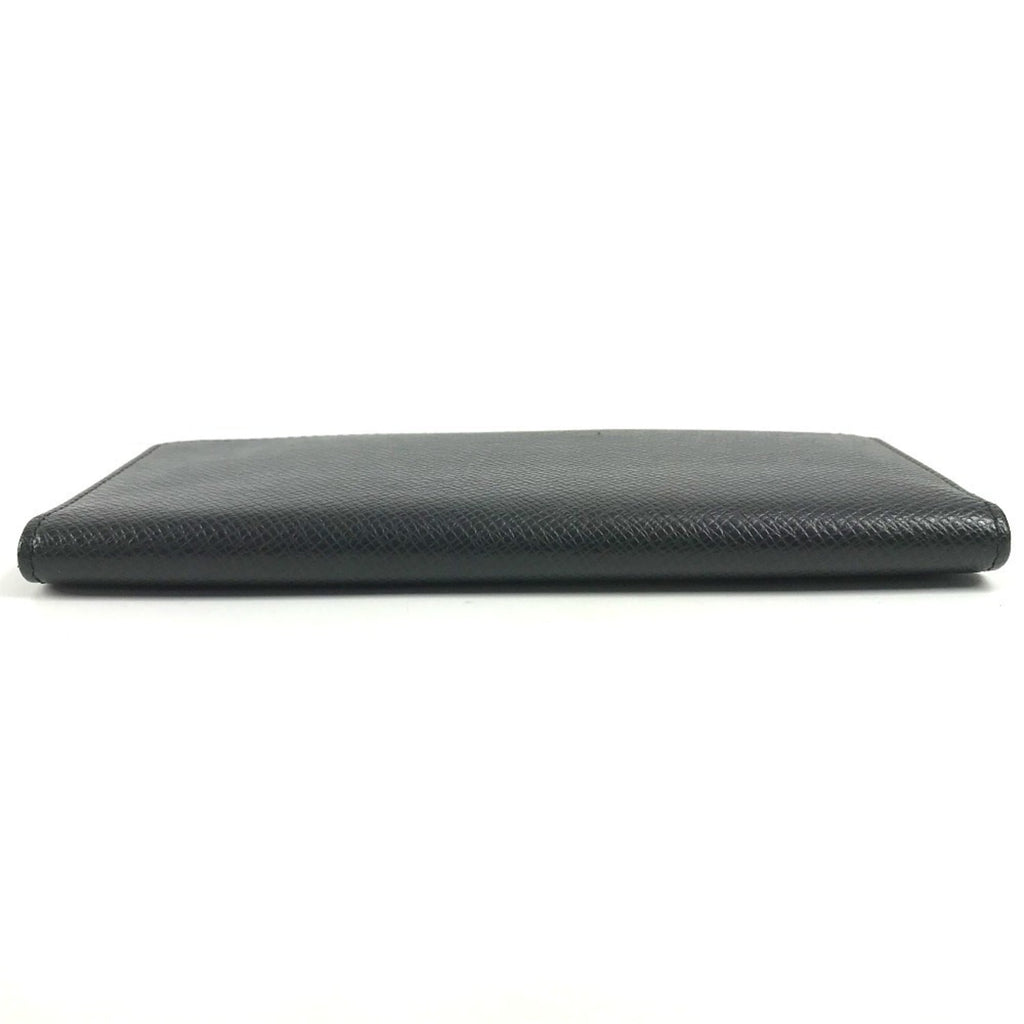 Louis Vuitton Taiga Ardoise Black Taiga Leather Long Wallet (Bi-Fold) (Pre-Owned)