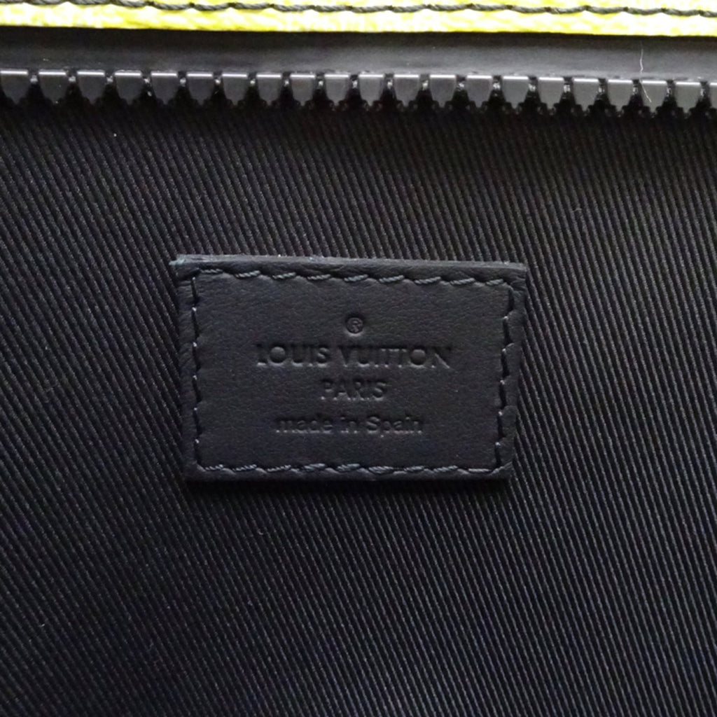 Louis Vuitton Green Damier Canvas Boston Bag (Pre-Owned)
