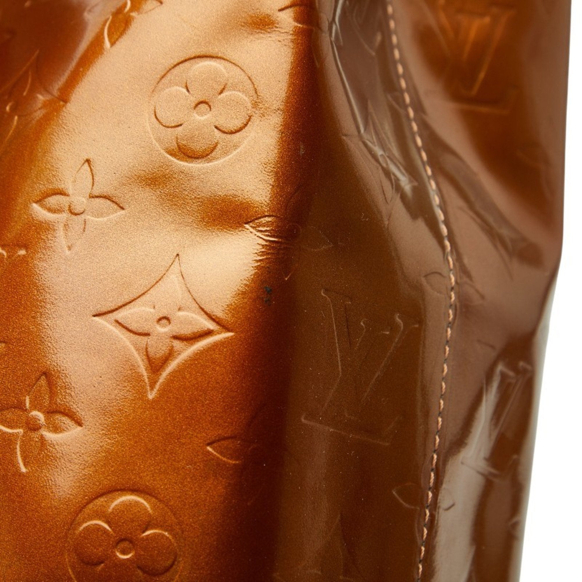 Louis Vuitton Bronze Brown Monogram Patent Leather Tote Bag (Pre-Owned)