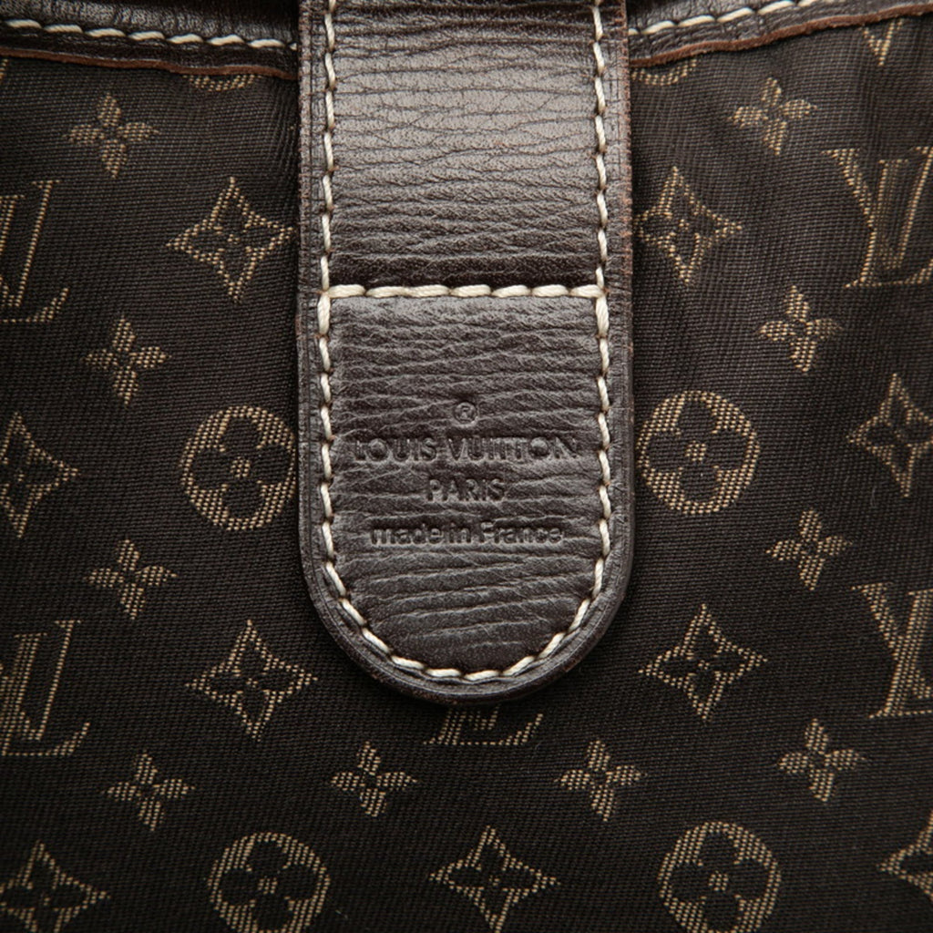 Louis Vuitton Brown Canvas Leather Shoulder Bag Tote Bag (Pre-Owned)