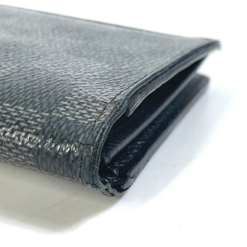 Louis Vuitton Damier Graphite Black Damier Graphite Long Wallet (Bi-Fold) (Pre-Owned)