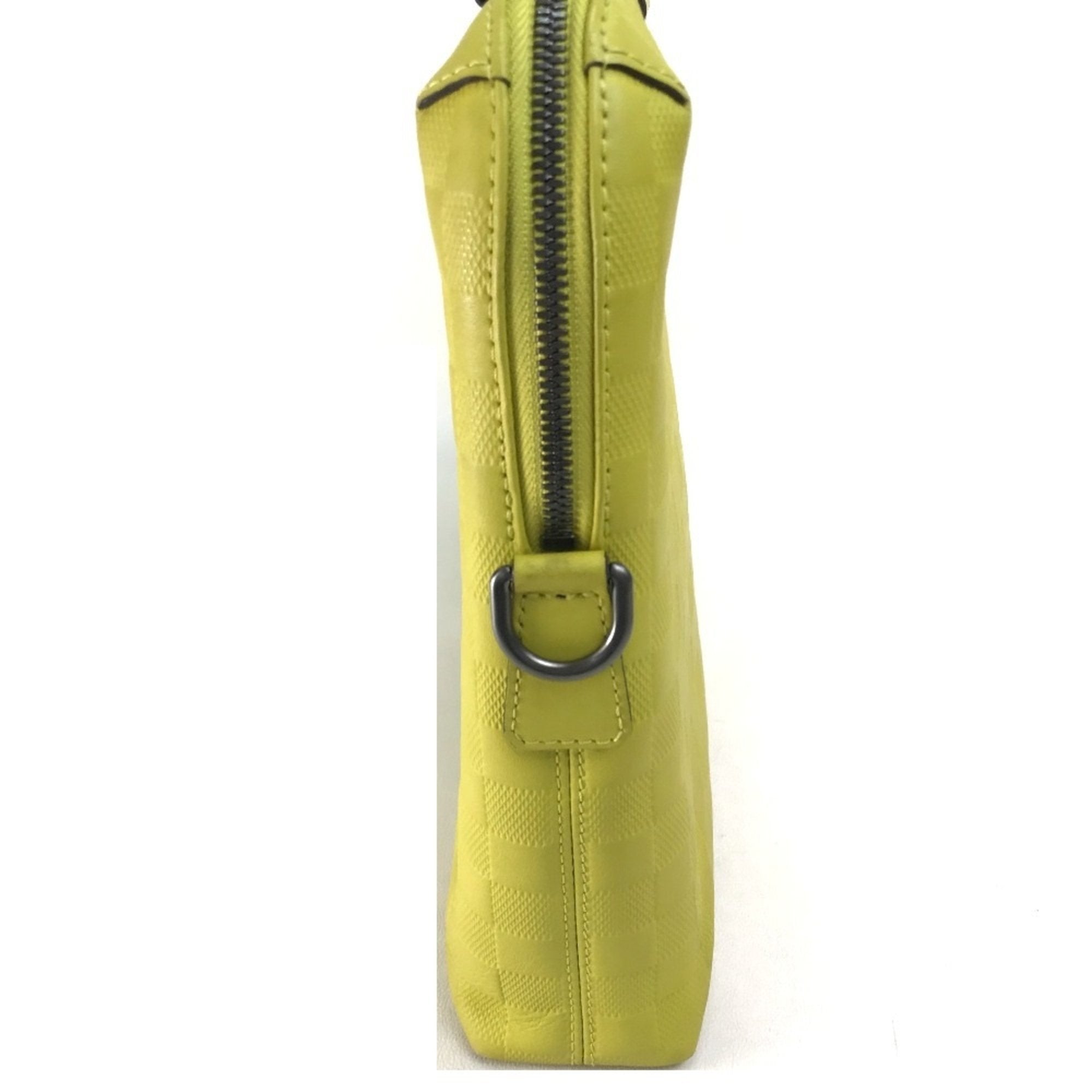 Louis Vuitton Damier Infini Vert Yellow Damier Infini Handbag Shoulder Bag (Pre-Owned)