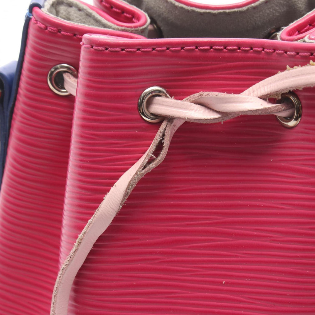 Louis Vuitton Blue Fuchsia Pink Epi Leather Handbag Shoulder Bag (Pre-Owned)