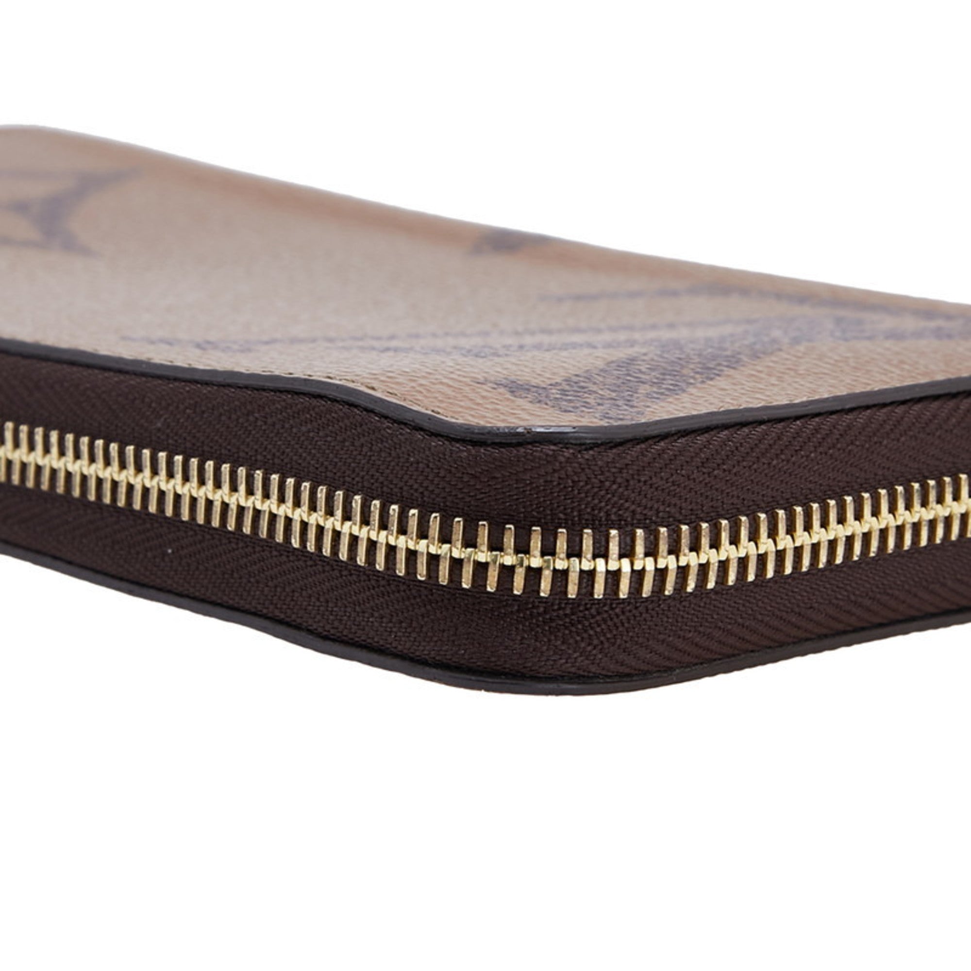 Louis Vuitton Monogram Brown Pvc Leather Wallet (Tri-Fold) (Pre-Owned)