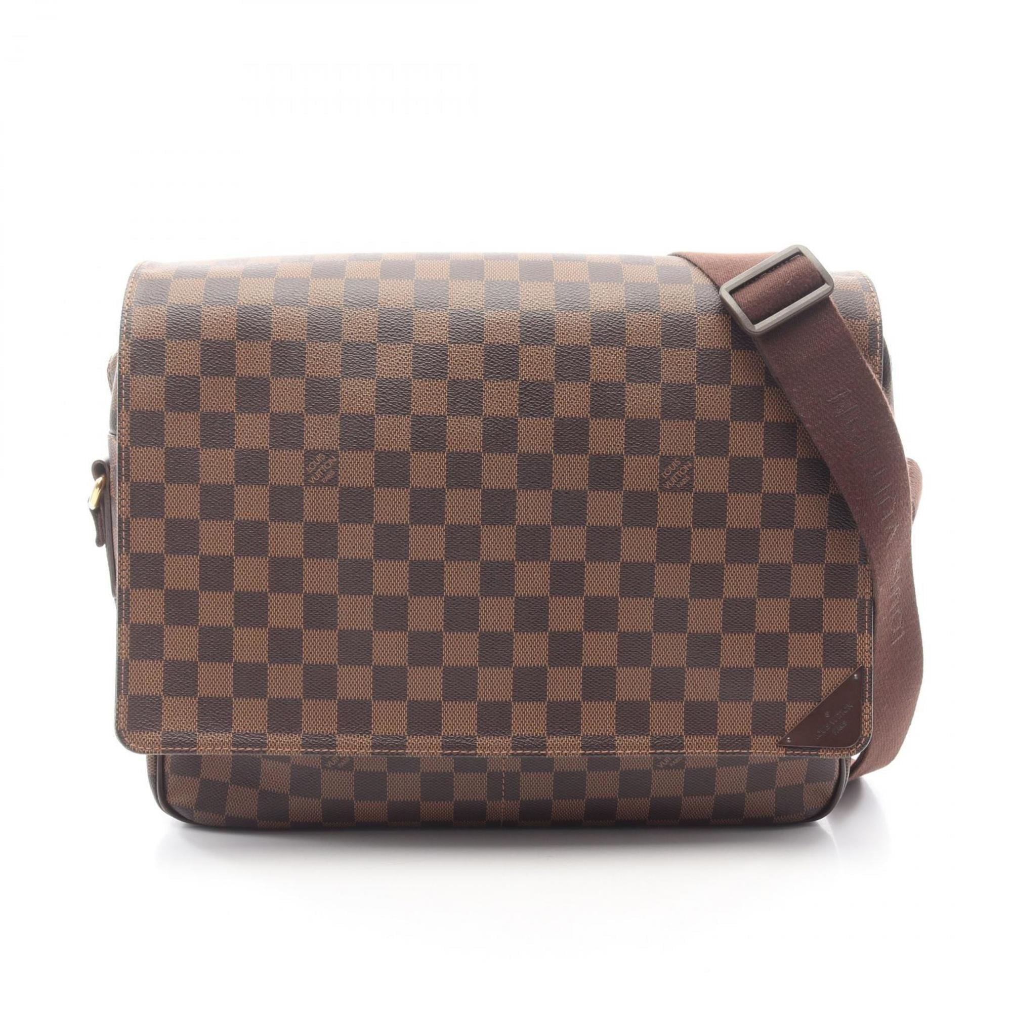 Louis Vuitton Brown Damier Canvas Coated Canvas Leather Damier Canvas Handbag Shoulder Bag (Pre-Owned)