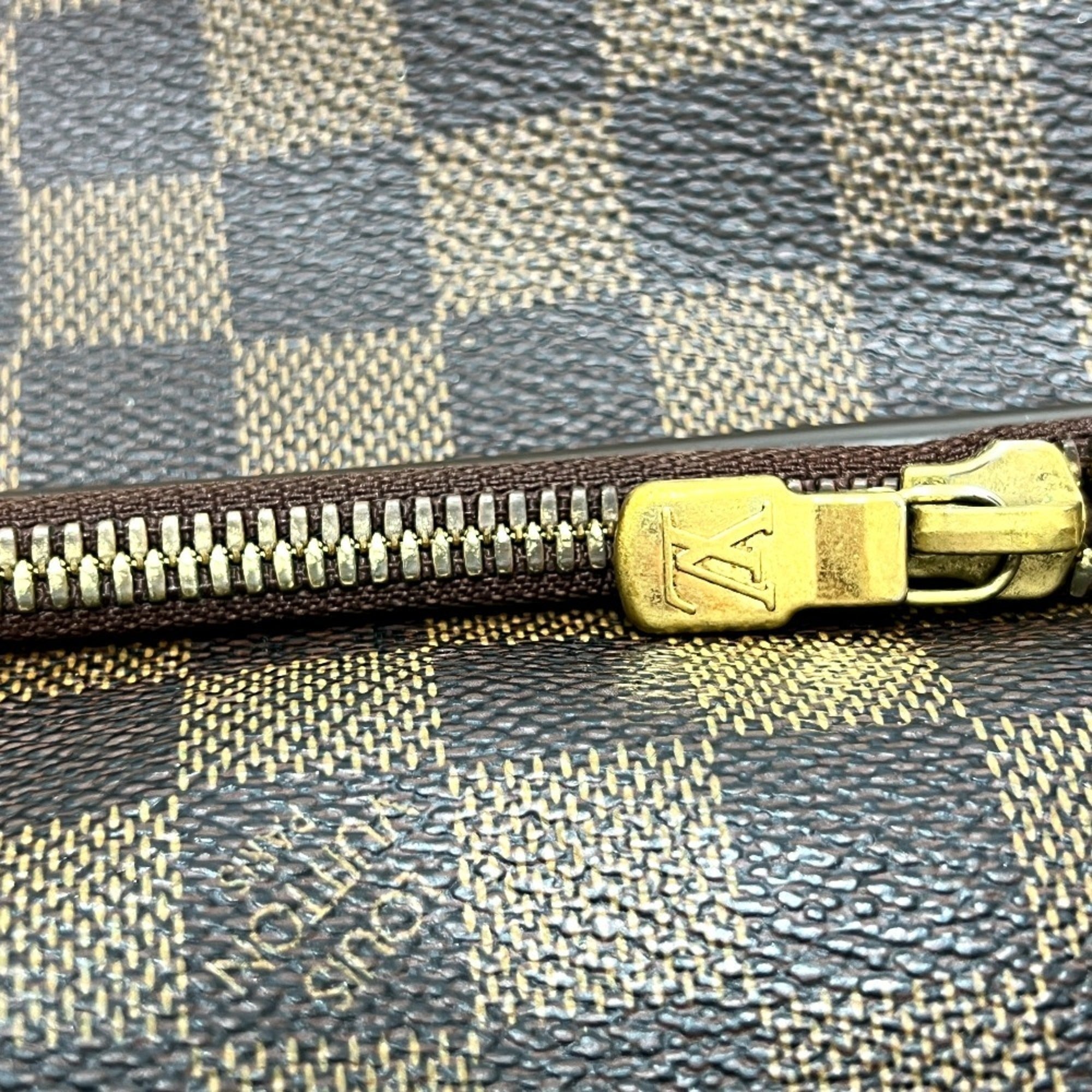 Louis Vuitton Brown Damier Canvas Ebene Damier Canvas Briefcase Handbag (Pre-Owned)