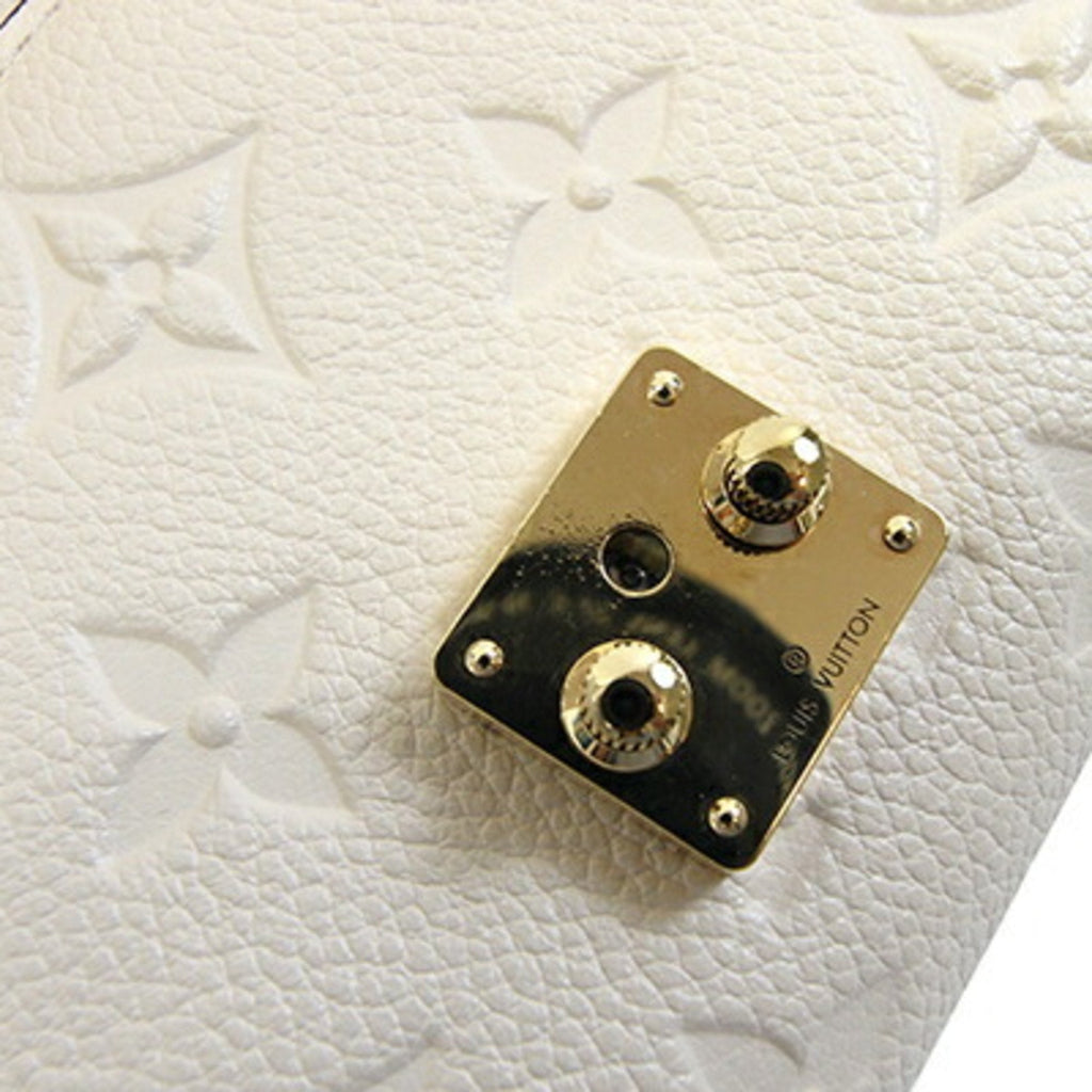 Louis Vuitton Ivory Monogram Empreinte Cuir Ombre Leather Wallet (Tri-Fold) (Pre-Owned)