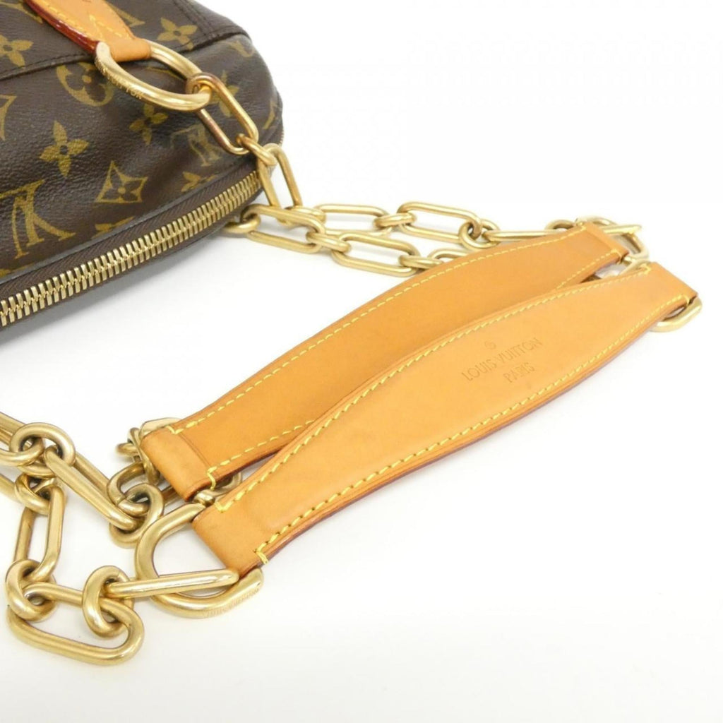 Louis Vuitton Marron Coated Canvas Handbag Shoulder Bag (Pre-Owned)