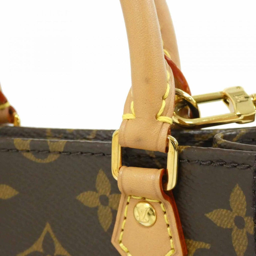 Louis Vuitton Monogram Marron Coated Canvas Handbag (Pre-Owned)