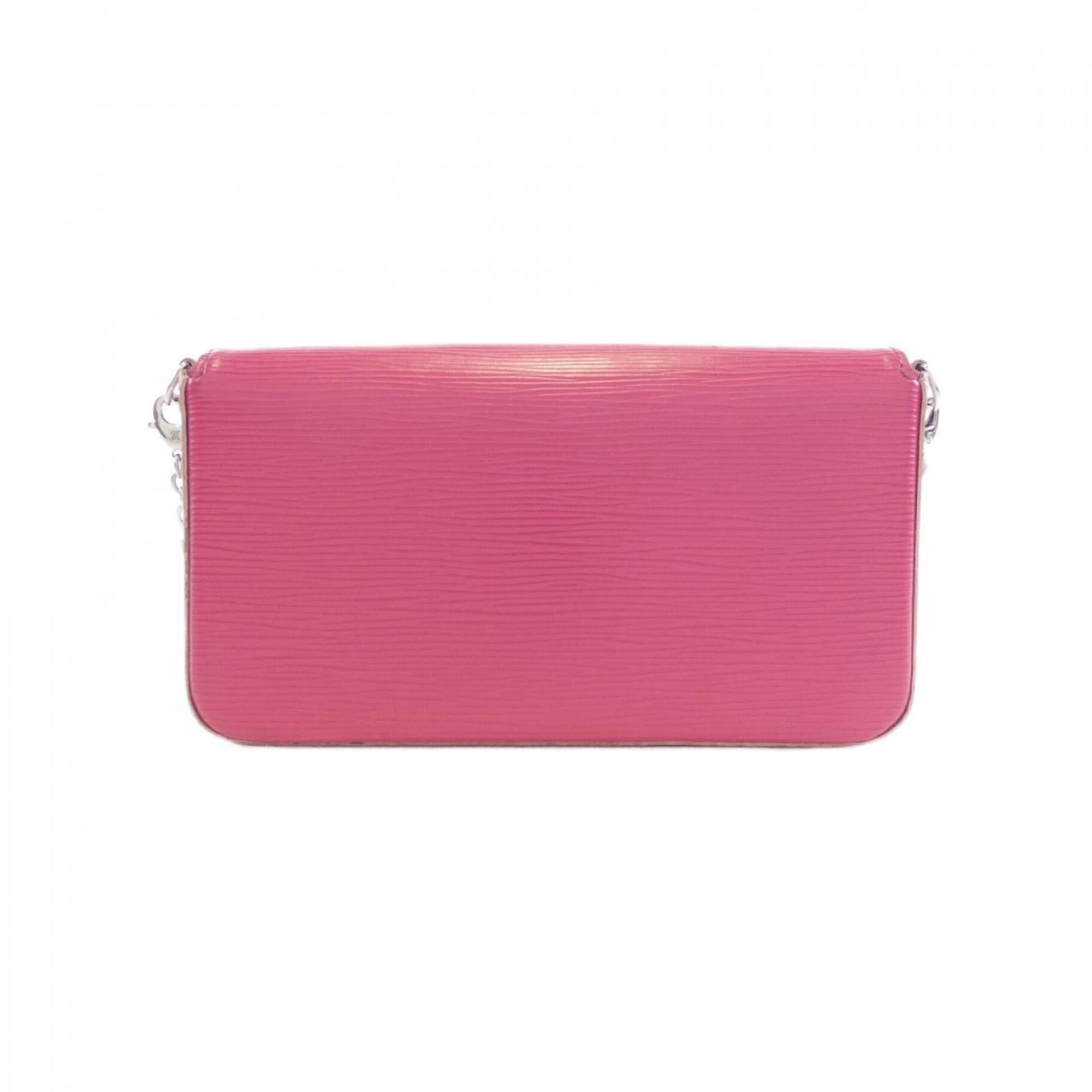 Louis Vuitton Hot Pink Leather Shoulder Bag (Pre-Owned)