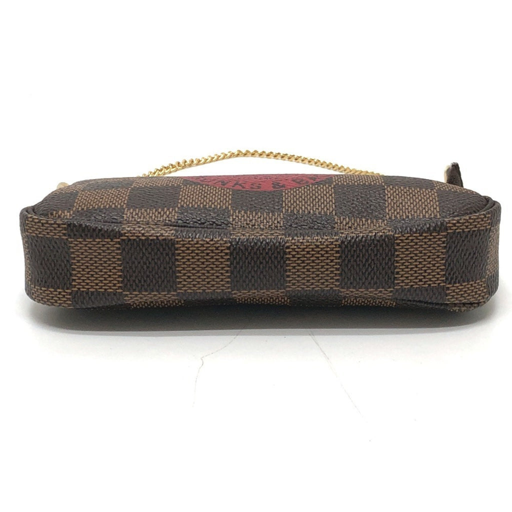 Louis Vuitton Brown Ebene Damier Canvas Pochette Pouch (Pre-Owned)