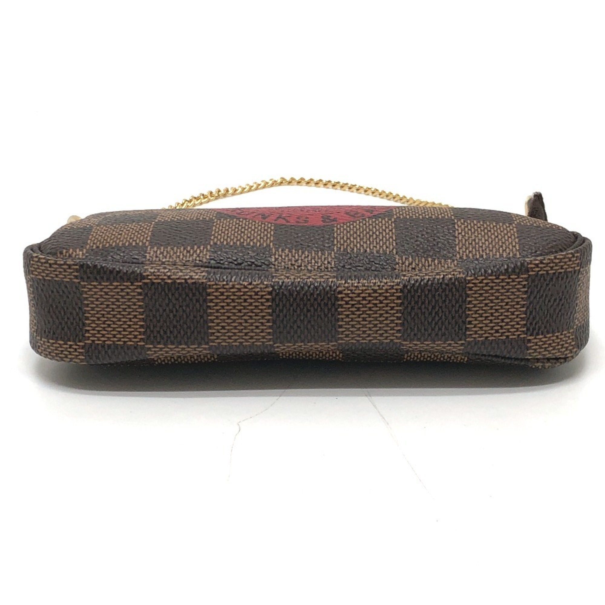 Louis Vuitton Brown Ebene Damier Canvas Pochette Pouch (Pre-Owned)