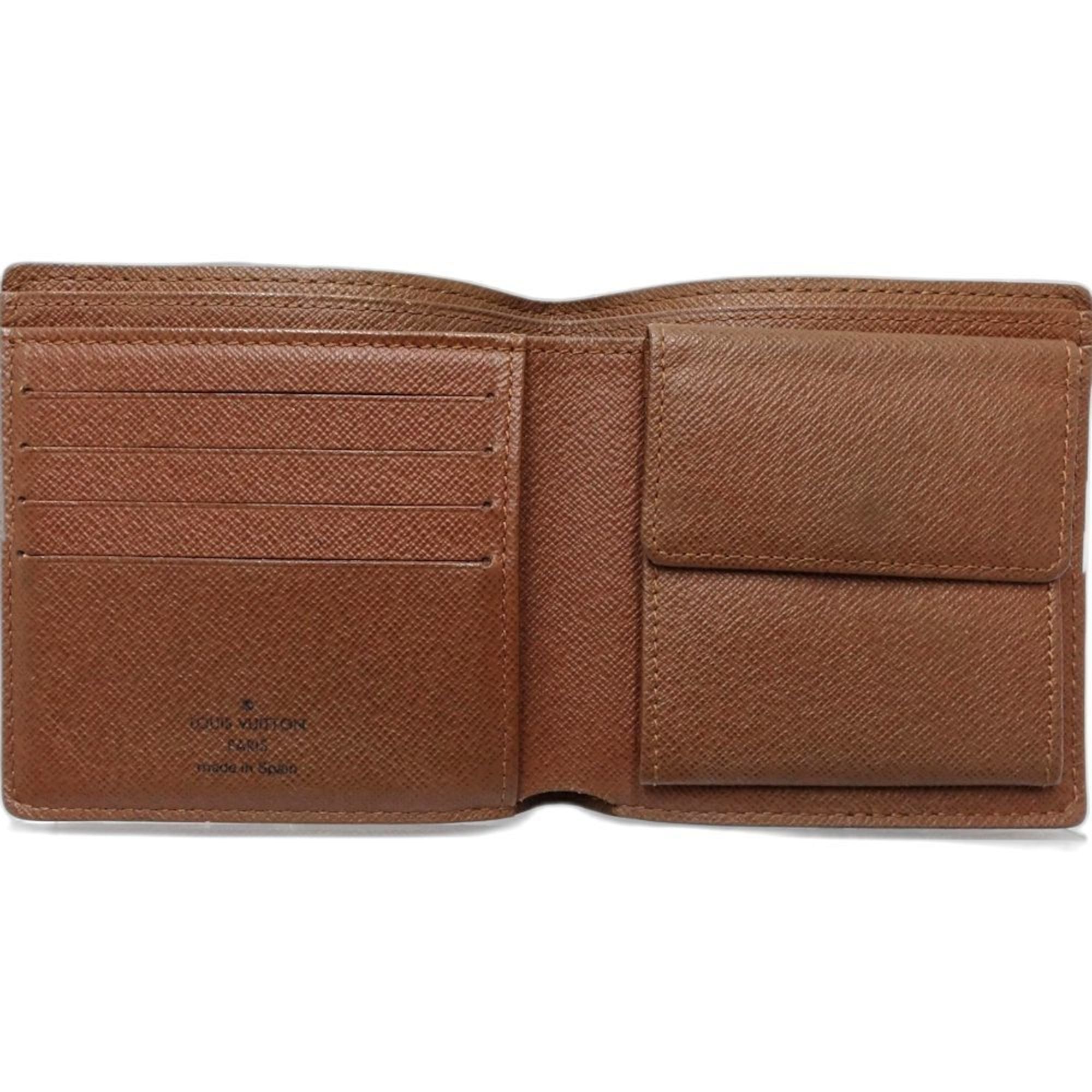 Louis Vuitton Monogram Brown Canvas Wallet (Bi-Fold) (Pre-Owned)