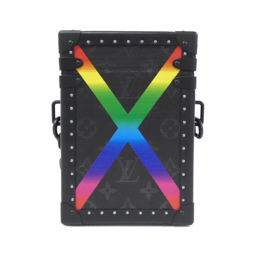 Louis Vuitton Black Coated Canvas Shoulder Bag (Pre-Owned)