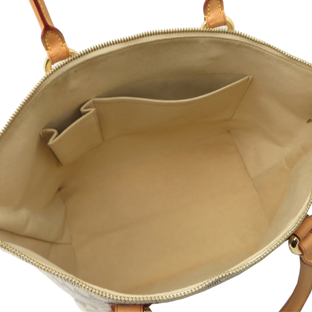 Louis Vuitton White Damier Azur Tote Bag (Pre-Owned)