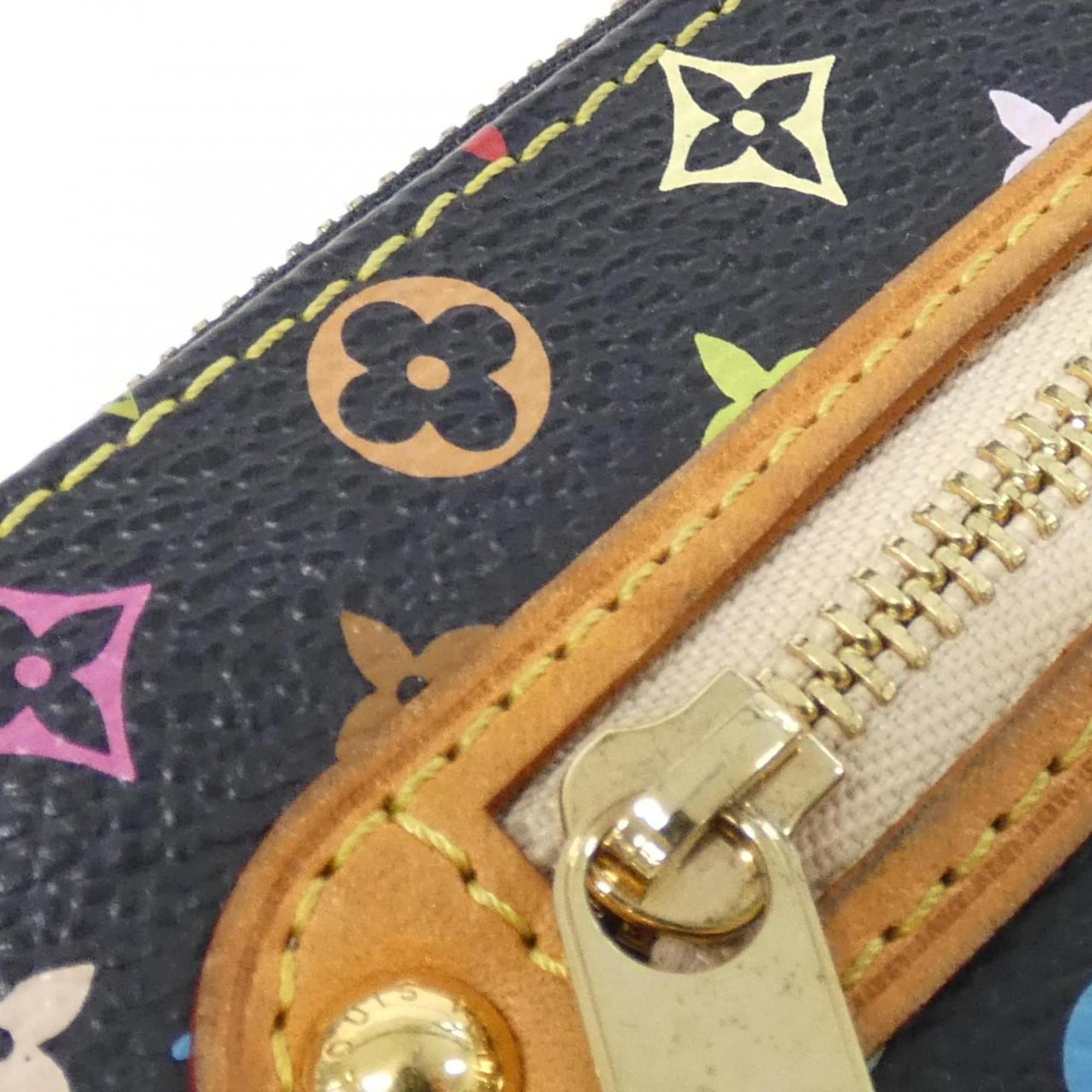 Louis Vuitton Monogram Multicolore Black Coated Canvas Coin Purse/Coin Case (Pre-Owned)