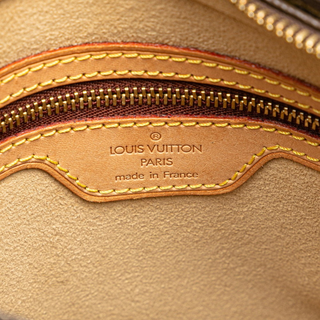 Louis Vuitton Brown Pvc Leather Handbag Shoulder Bag (Pre-Owned)