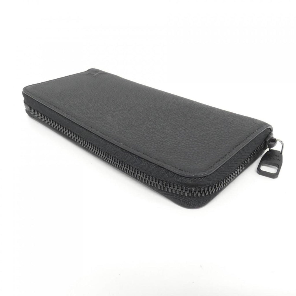 Louis Vuitton Black Leather Long Wallet (Bi-Fold) (Pre-Owned)
