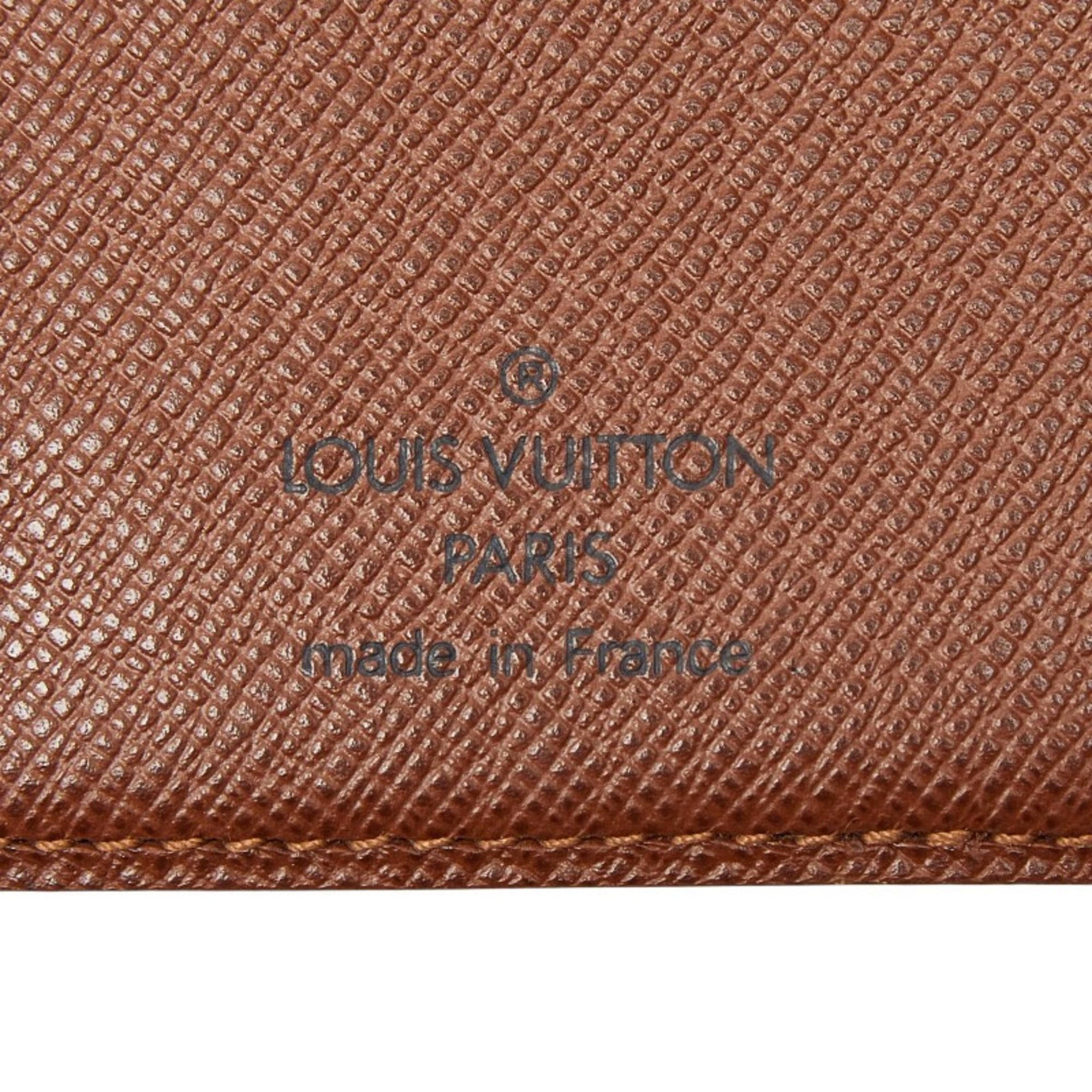Louis Vuitton Brown Pvc Long Bill Wallet (Bi-Fold) (Pre-Owned)