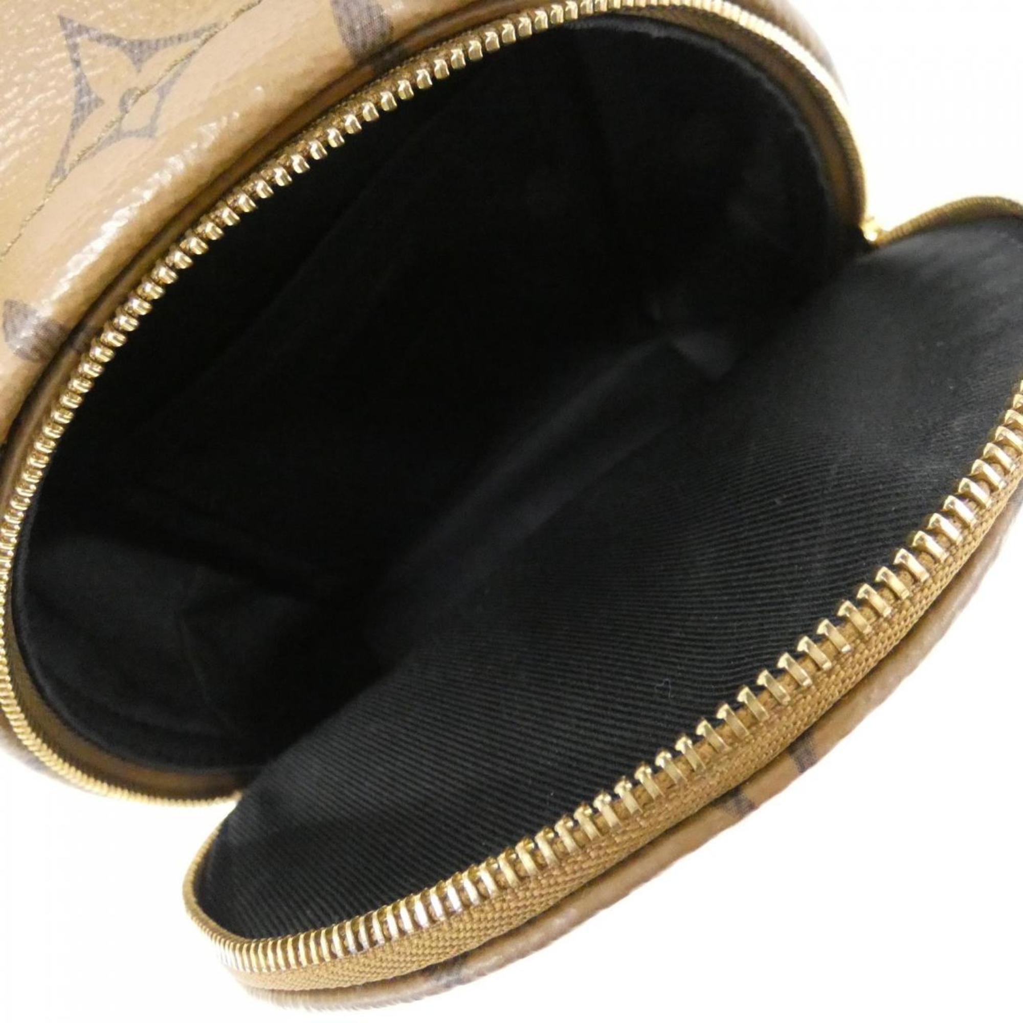 Louis Vuitton Marron Coated Canvas Backpack (Pre-Owned)